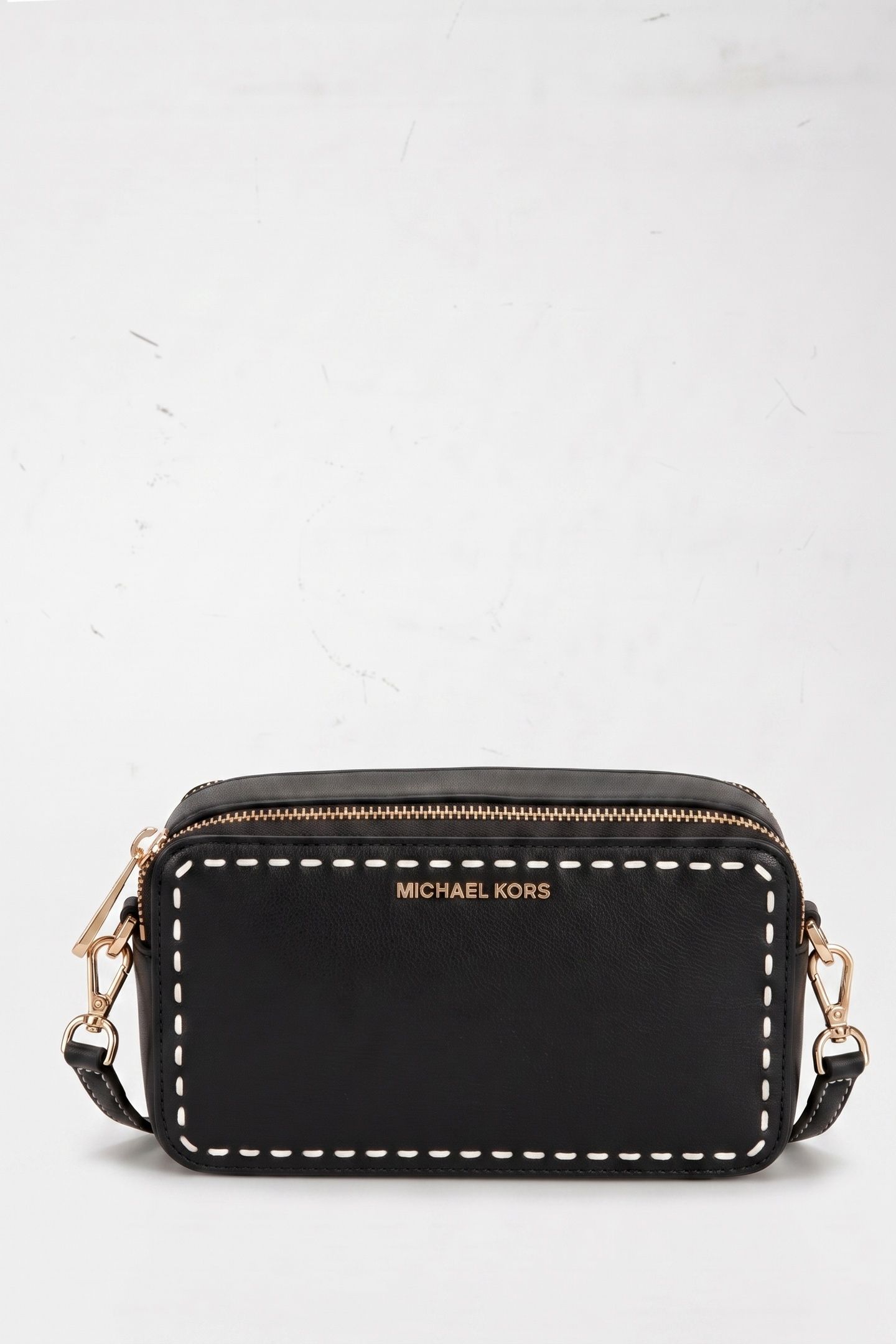 SMALL DOUBLE ZIP CAMRA CROSSBODY BLACK 2