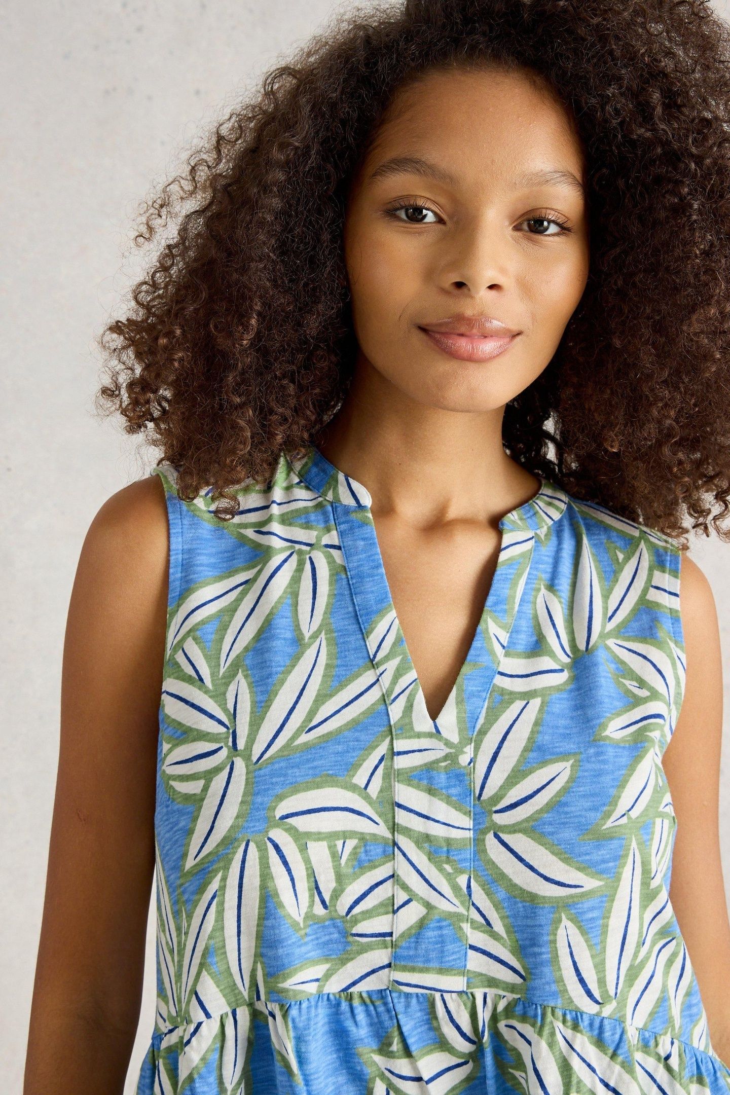 MACIE SLEEVELESS TUNIC BLUE MULTI 6