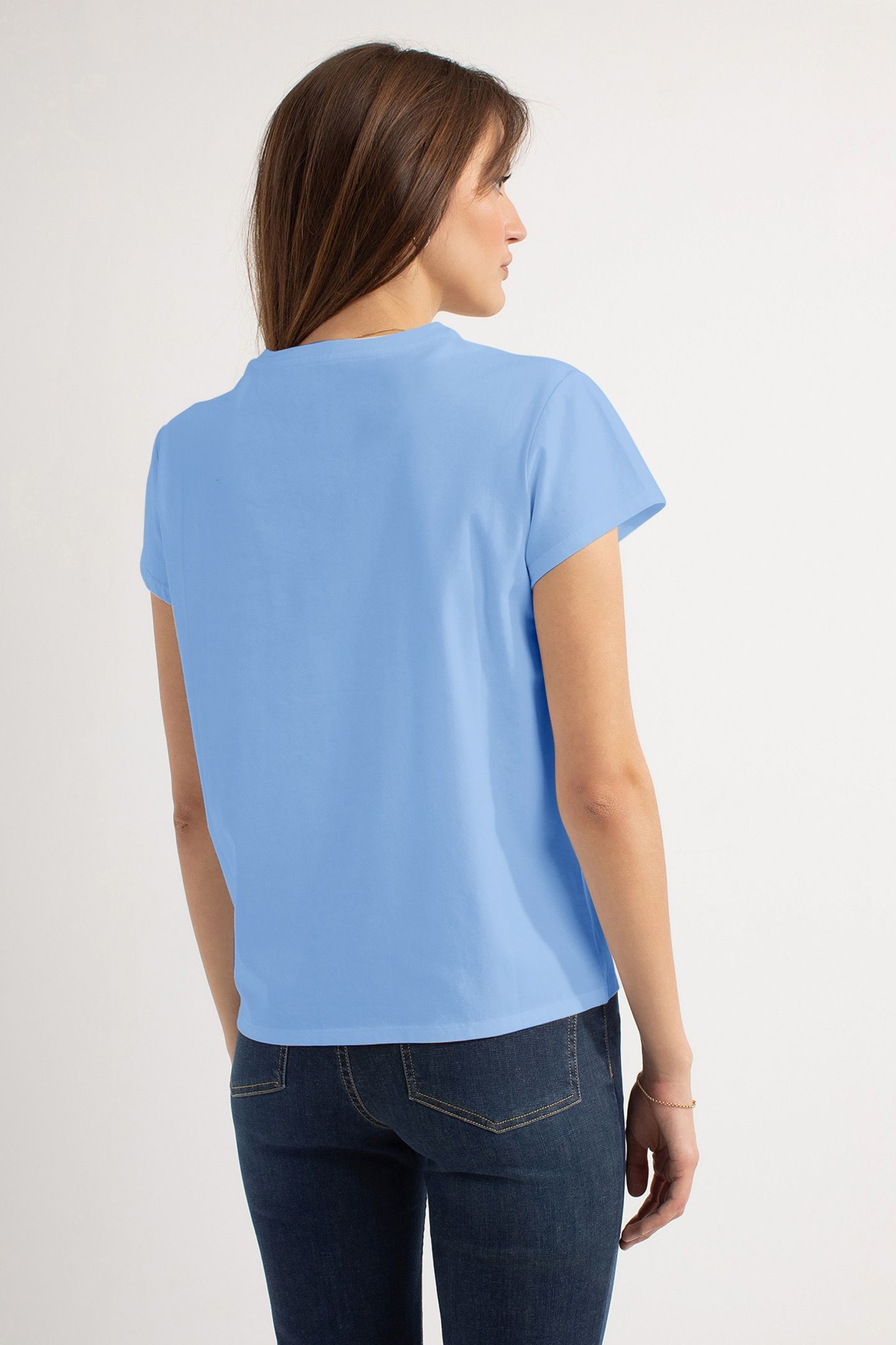 HARPER SS T-SHIRT LIGHT BLUE 2