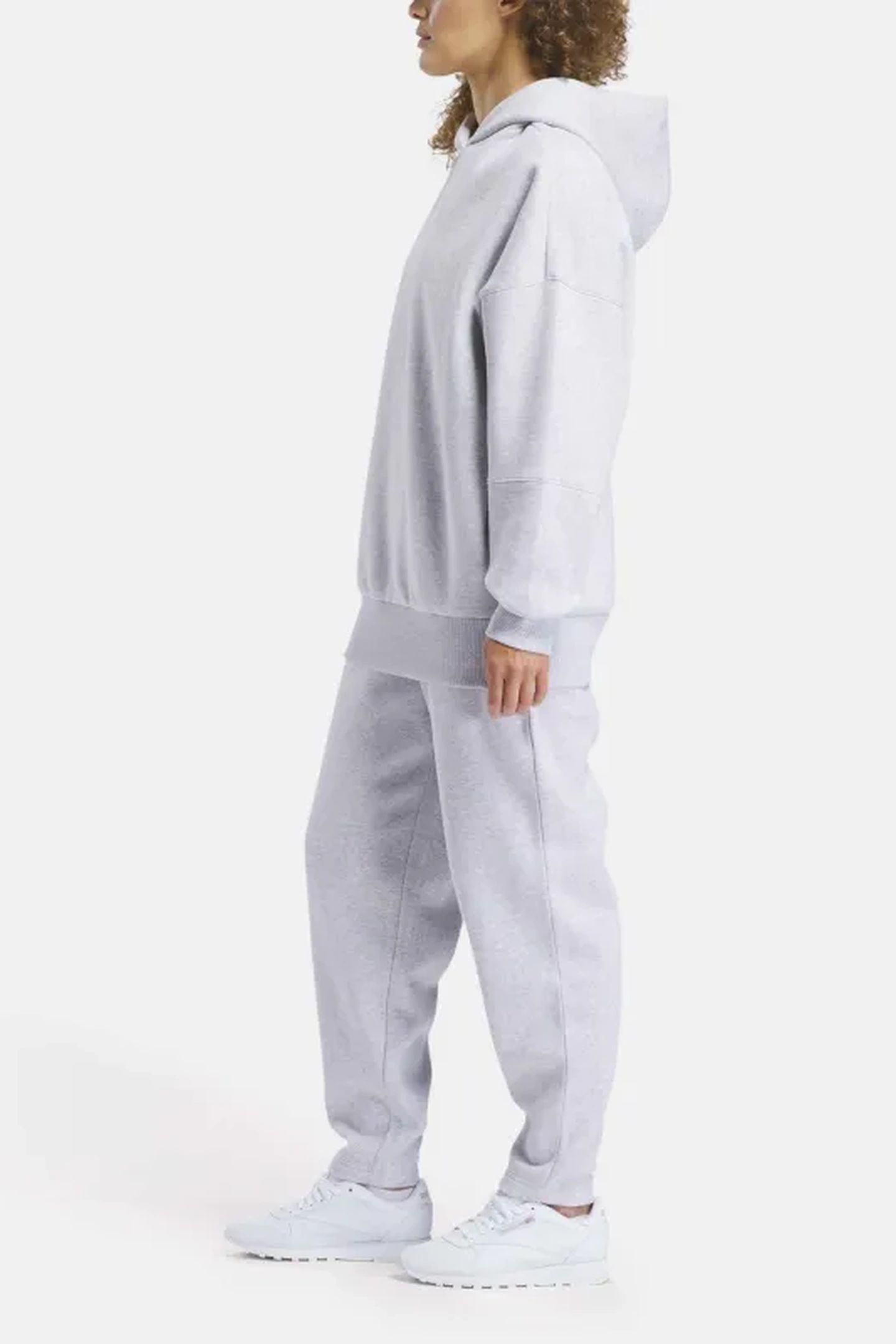 LUX OVERSIZED HOODIE LIGHT GREY HEATHER 3
