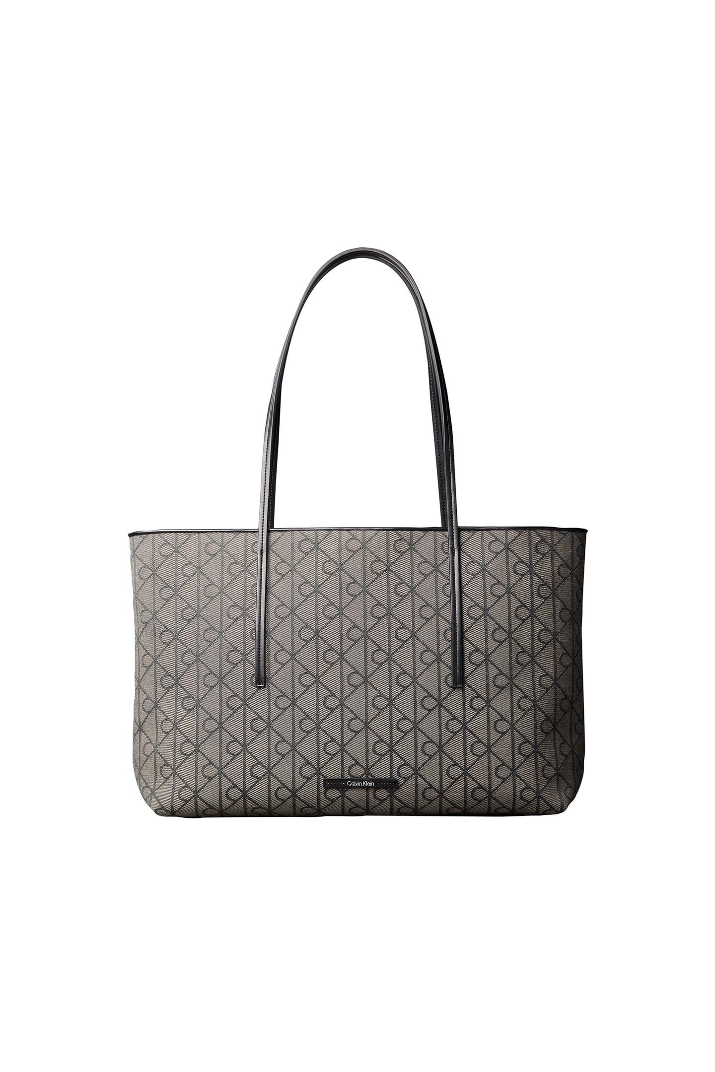EMBLEM AOP JACQUARD TOTE LOTUS BEIGE/BLACK AOP JACQUARD 2