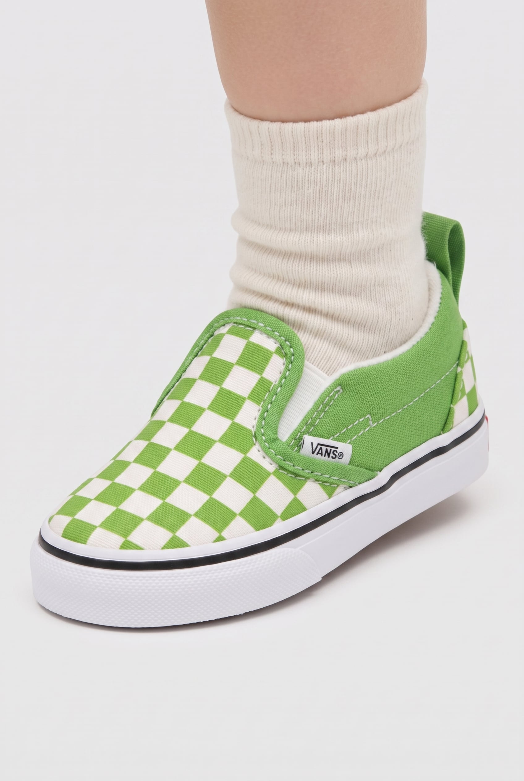 TODDLER SLIP-ON V GREEN 3
