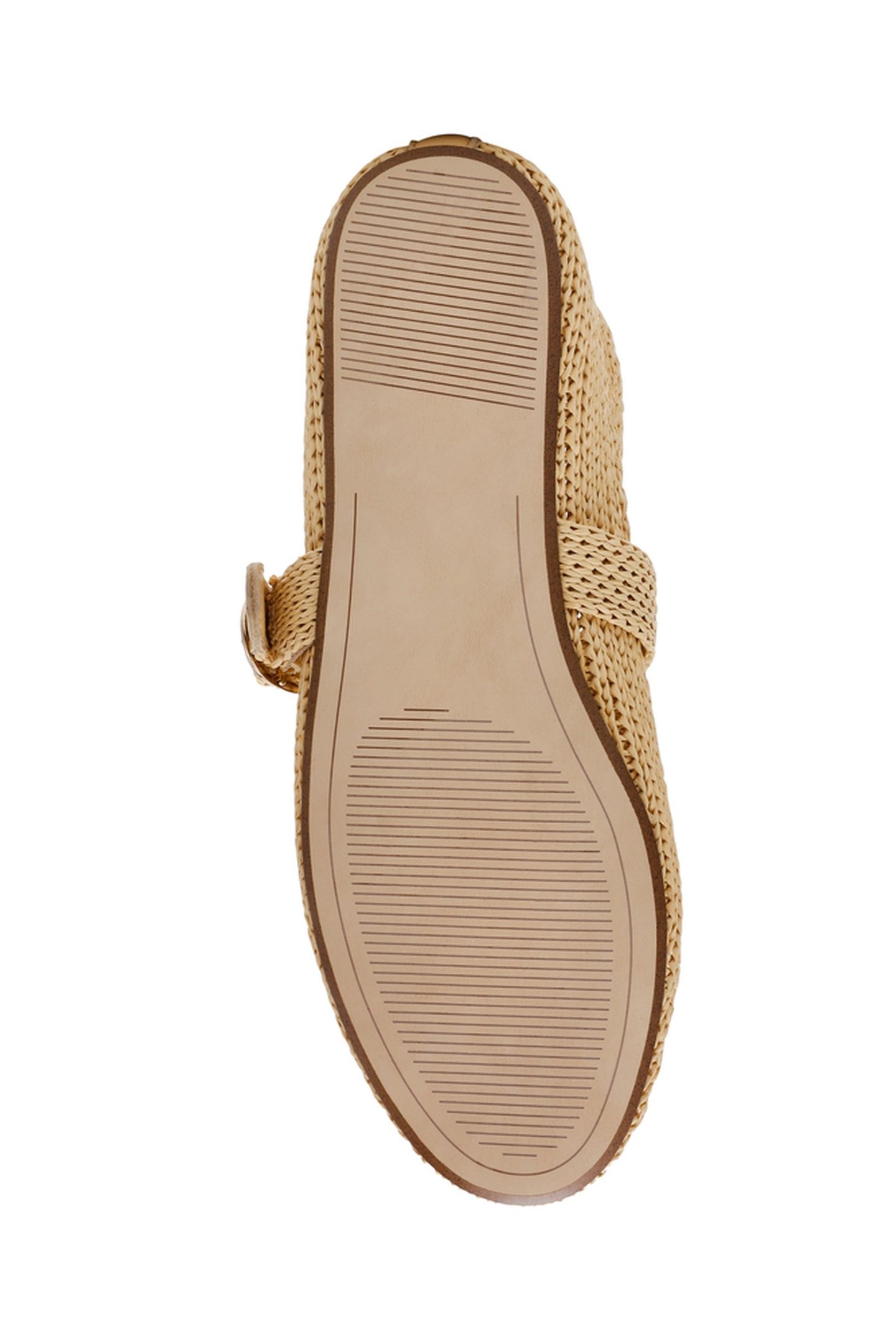 ALARA FLAT SHOES NATURAL RAFFIA 6