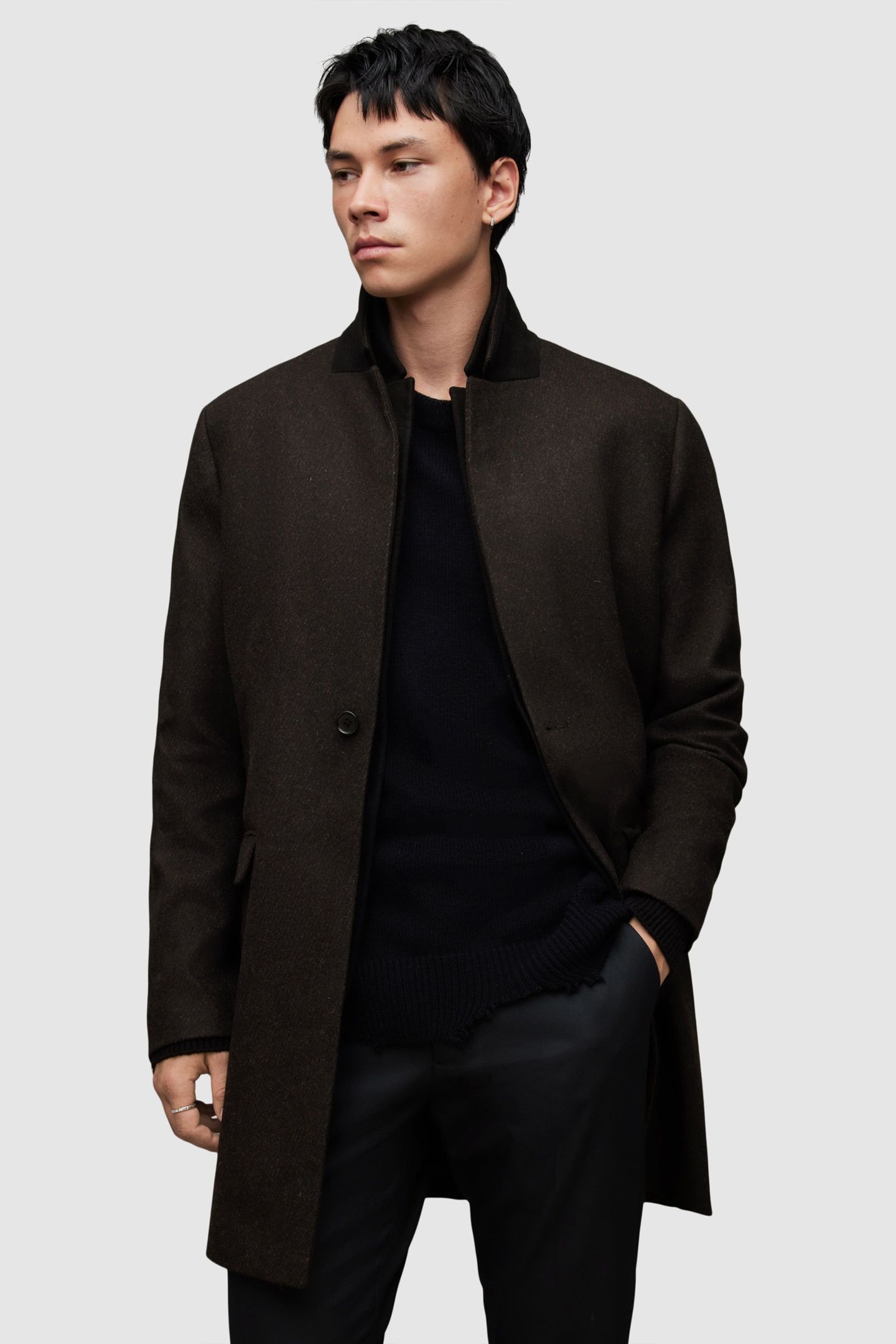 CENTINEL COAT BITTER BRWN TWILL 3