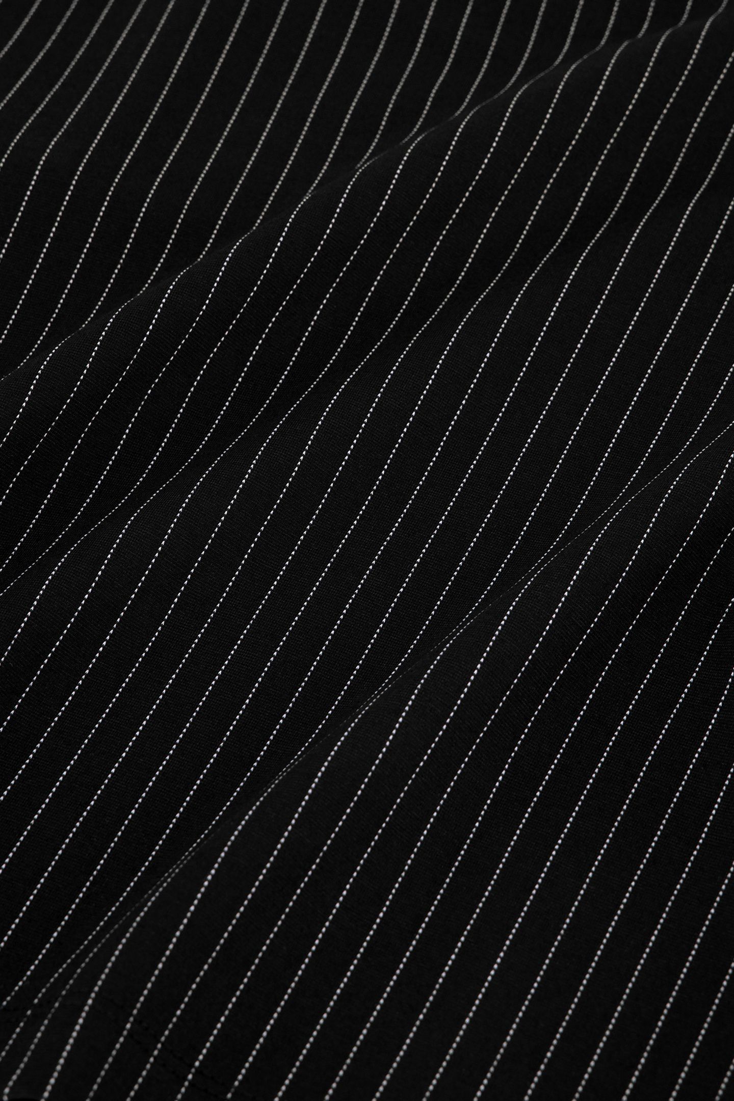 JANE PINSTRIPE TOP BLACK 4