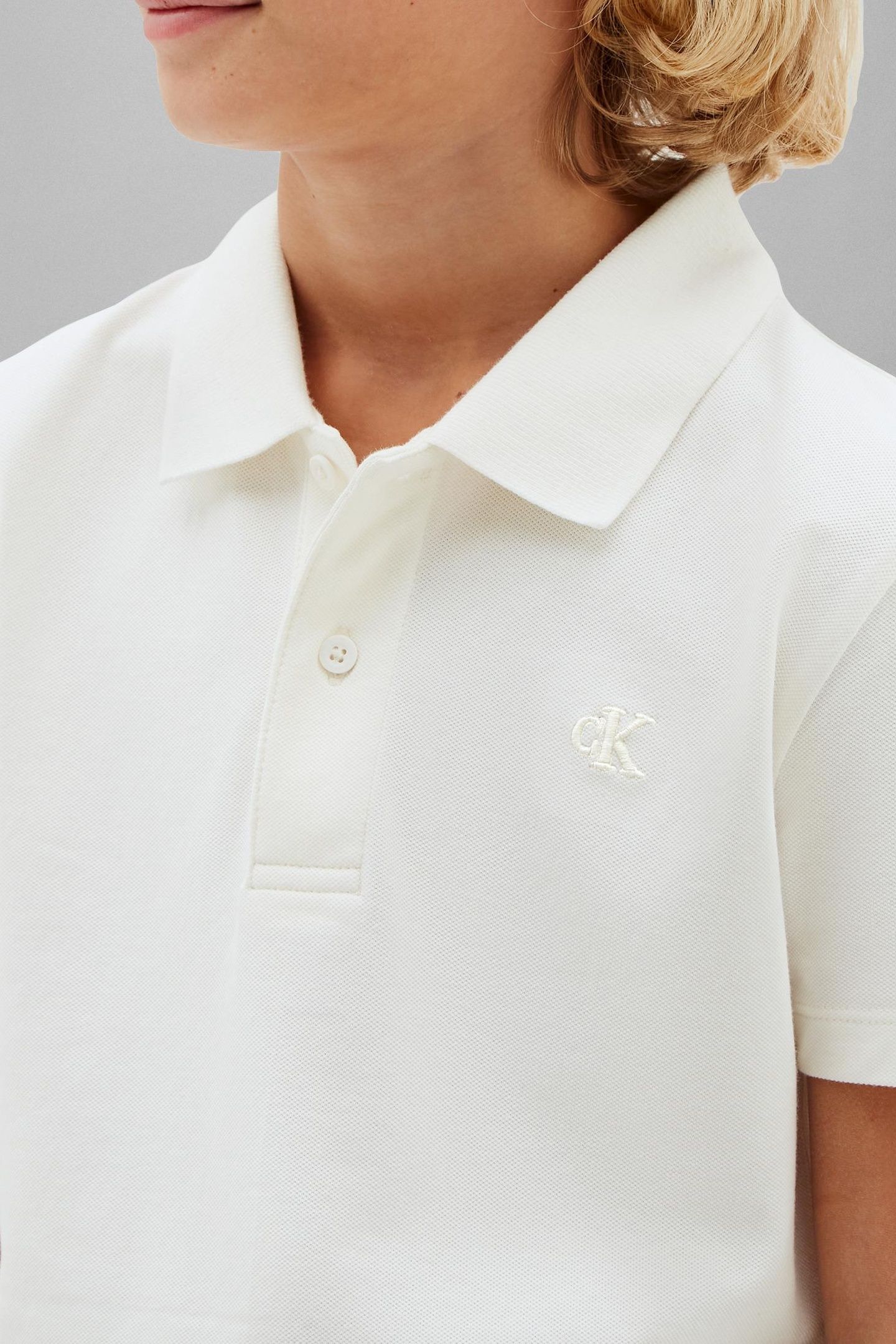 BOYS SOLID PIQUE POLO SHORT SLEEVE TOFU 4