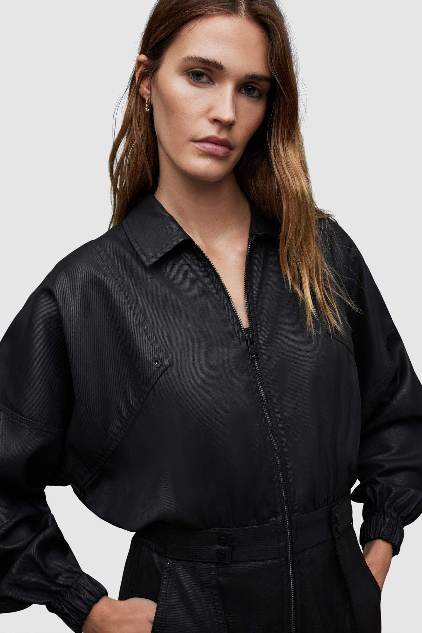 FRIEDA DENIM JUMPSUIT BLACK 6