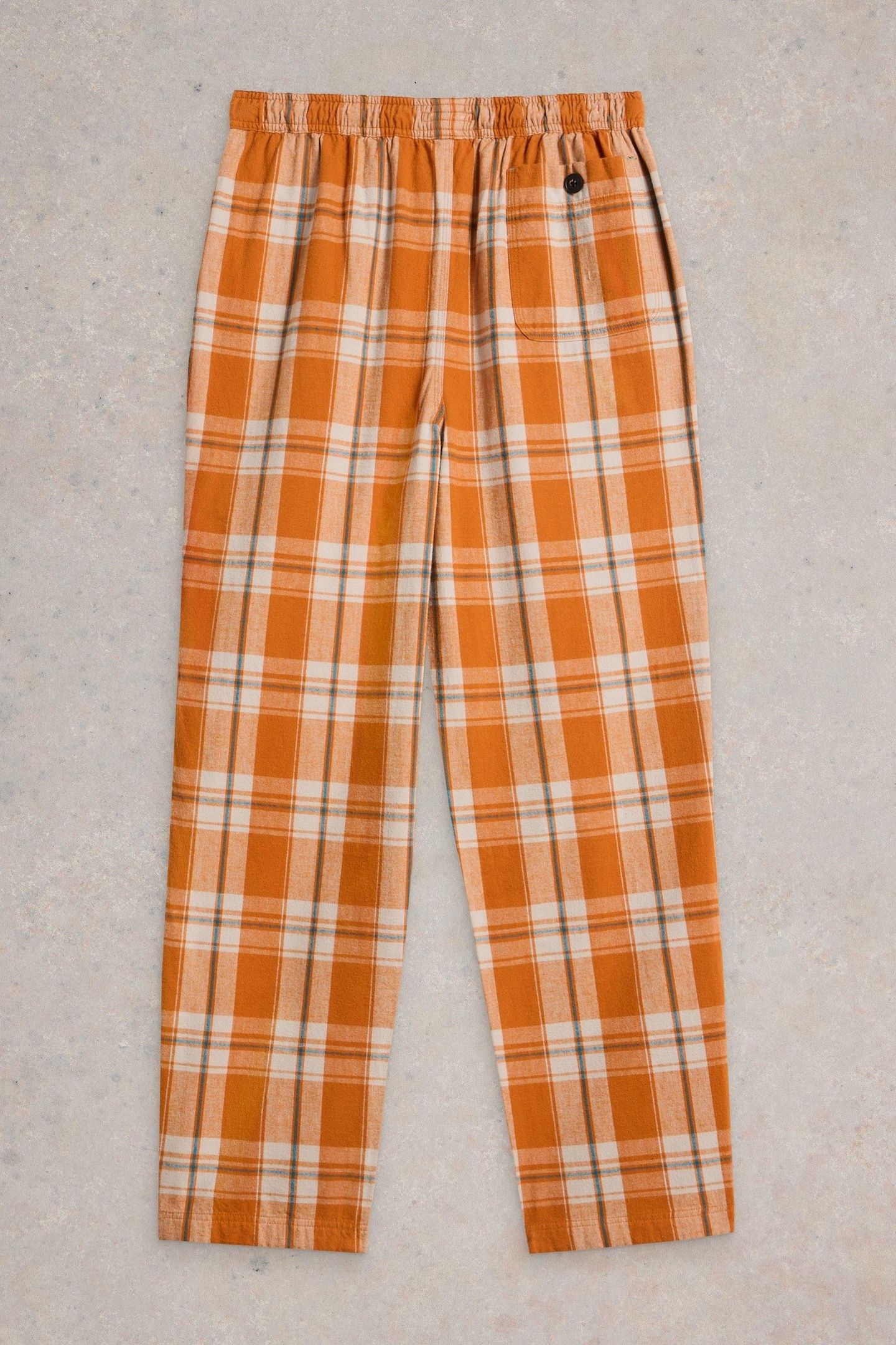 FLANNEL CHECK BOTTOM ORANGE MULTI 2