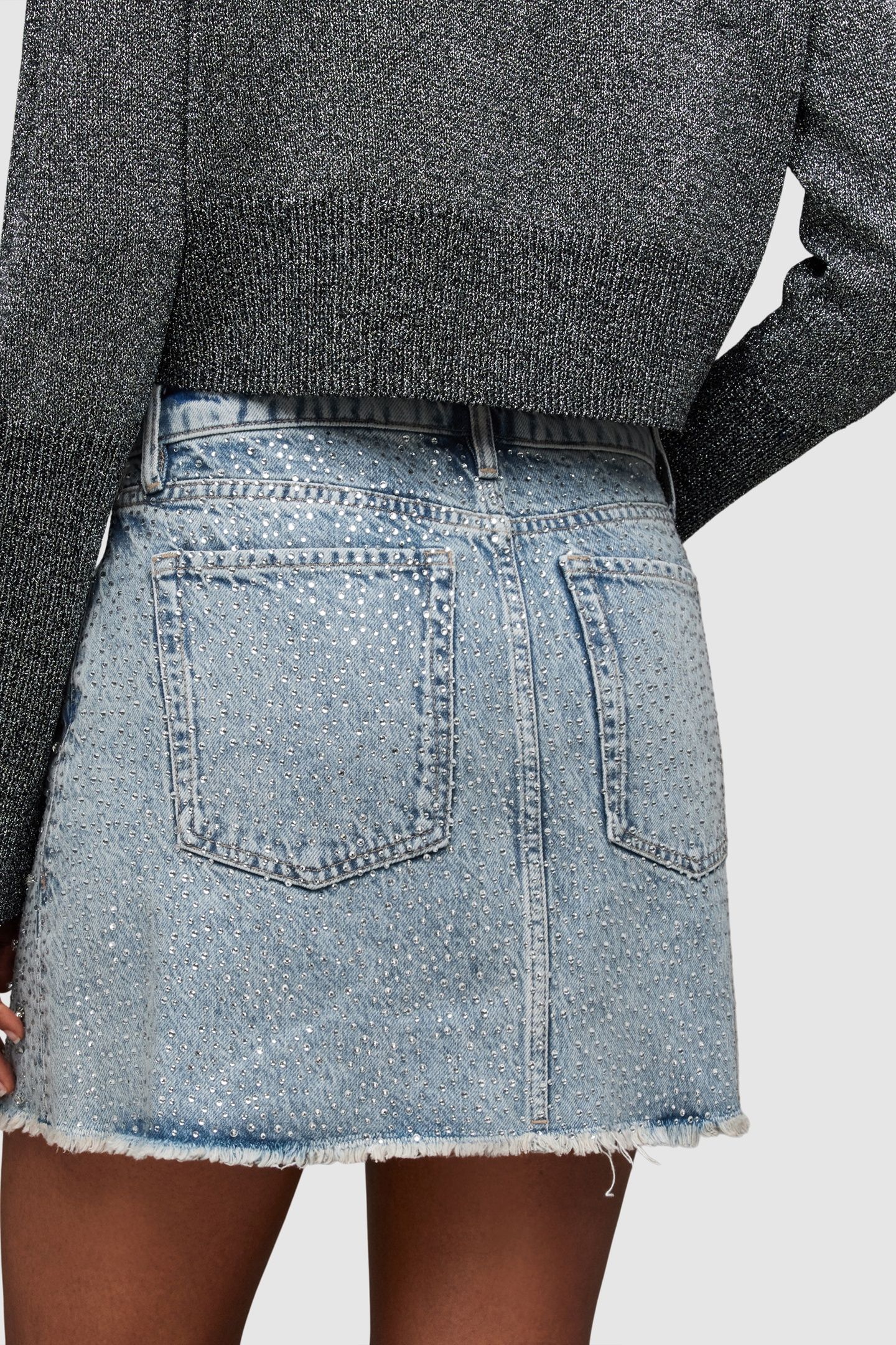 WENDEL CRYSTAL SKIRT LIGHT INDIGO 5
