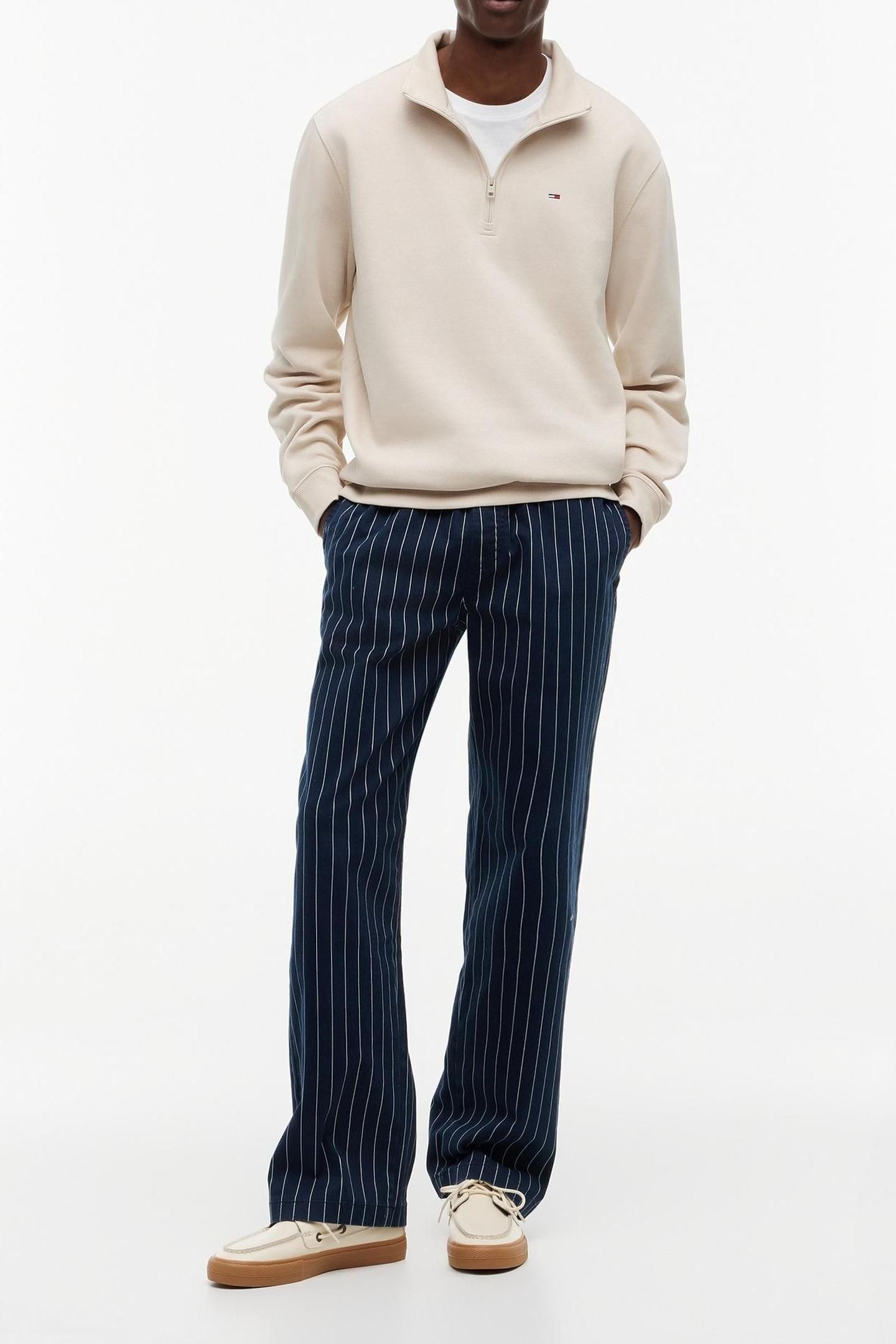 REGULAR FLEECE 1/4 ZIP CLASSIC BEIGE 1