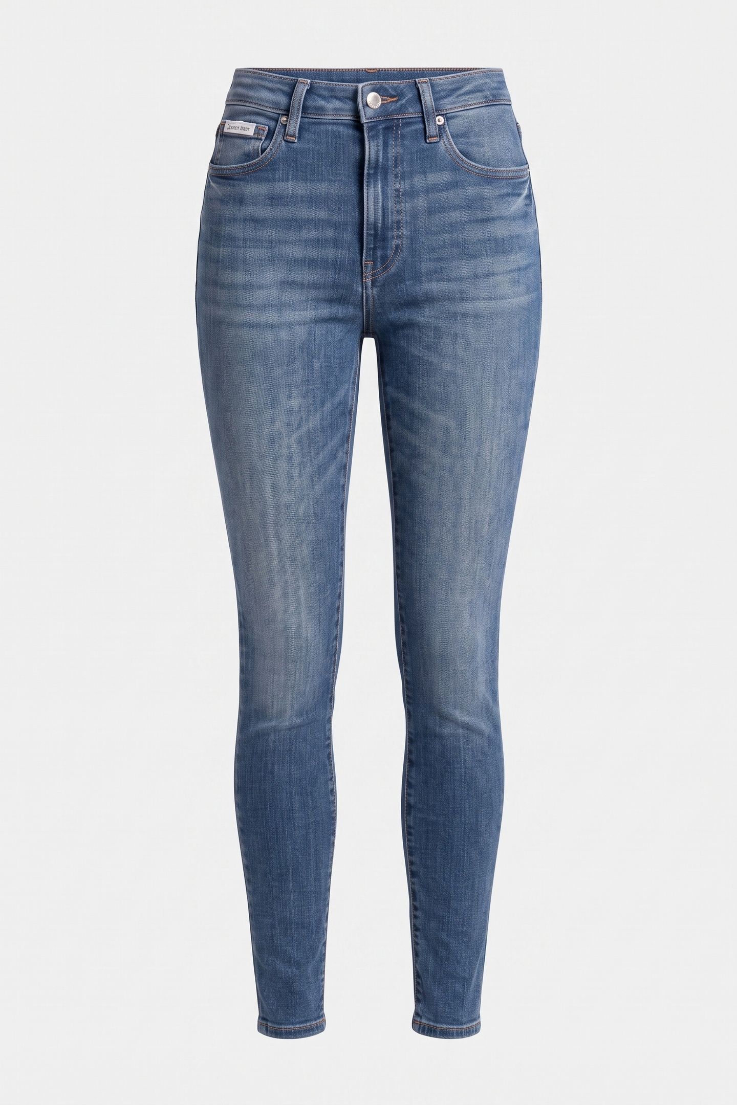 HIGH RISE SKINNY INDIGO JEAN INDIGO STATION 3