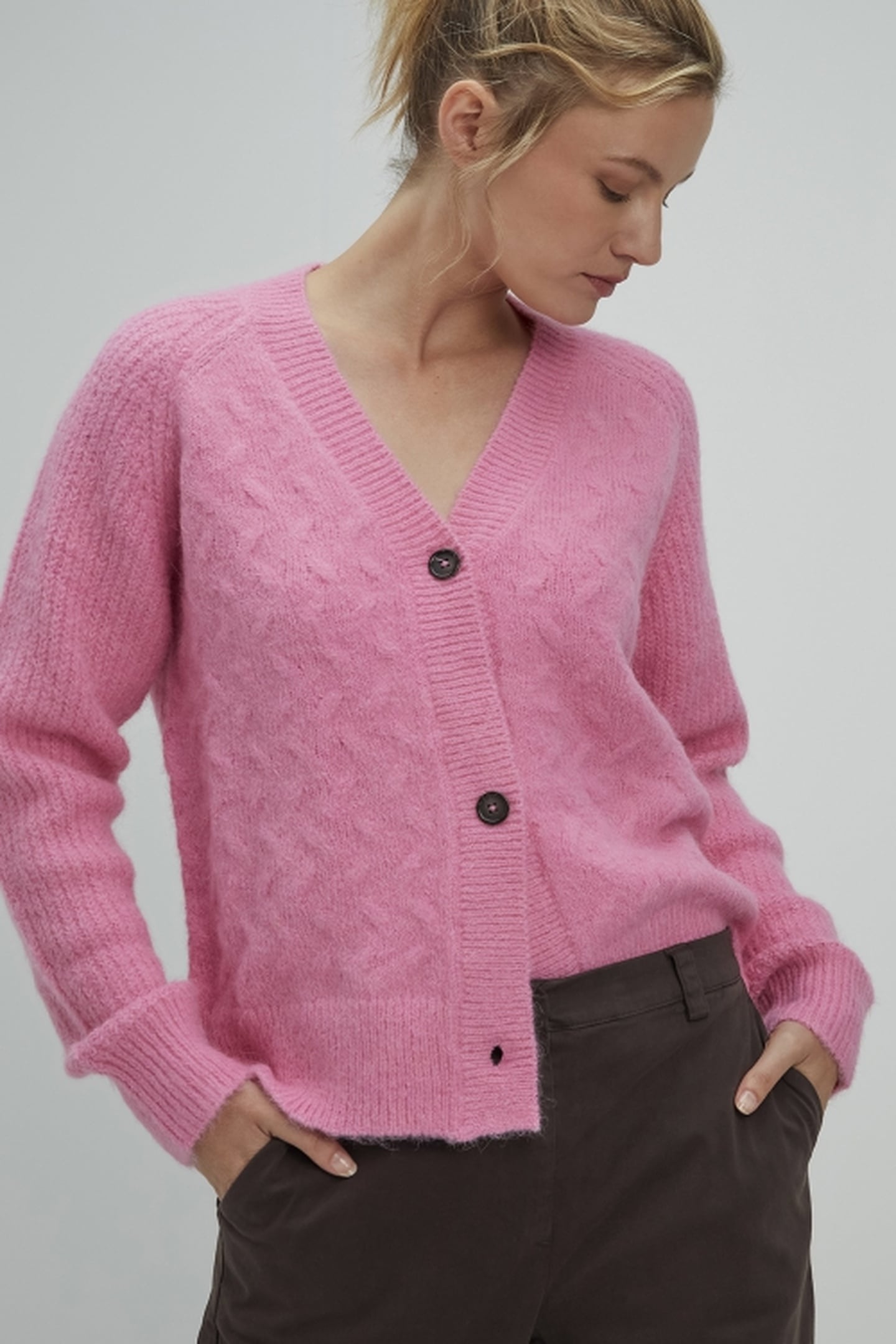 SYLVIE CARDIGAN BUBBLEGUM 1