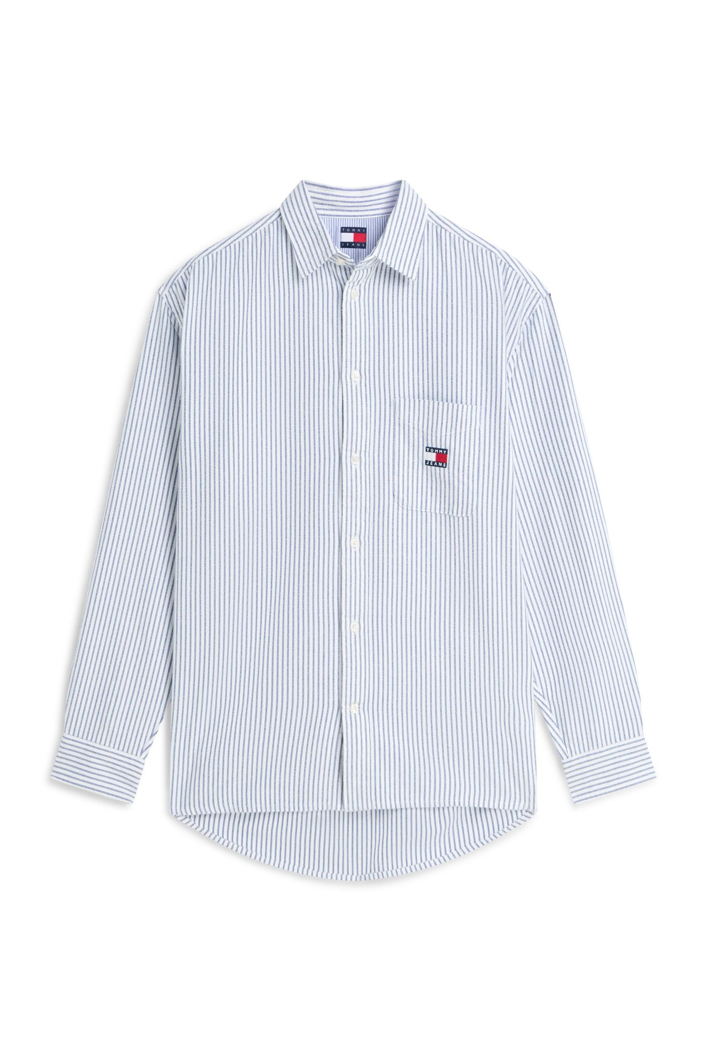 OVERSIZED STRIPE OXFORD PROVIDENCE BLUE 4