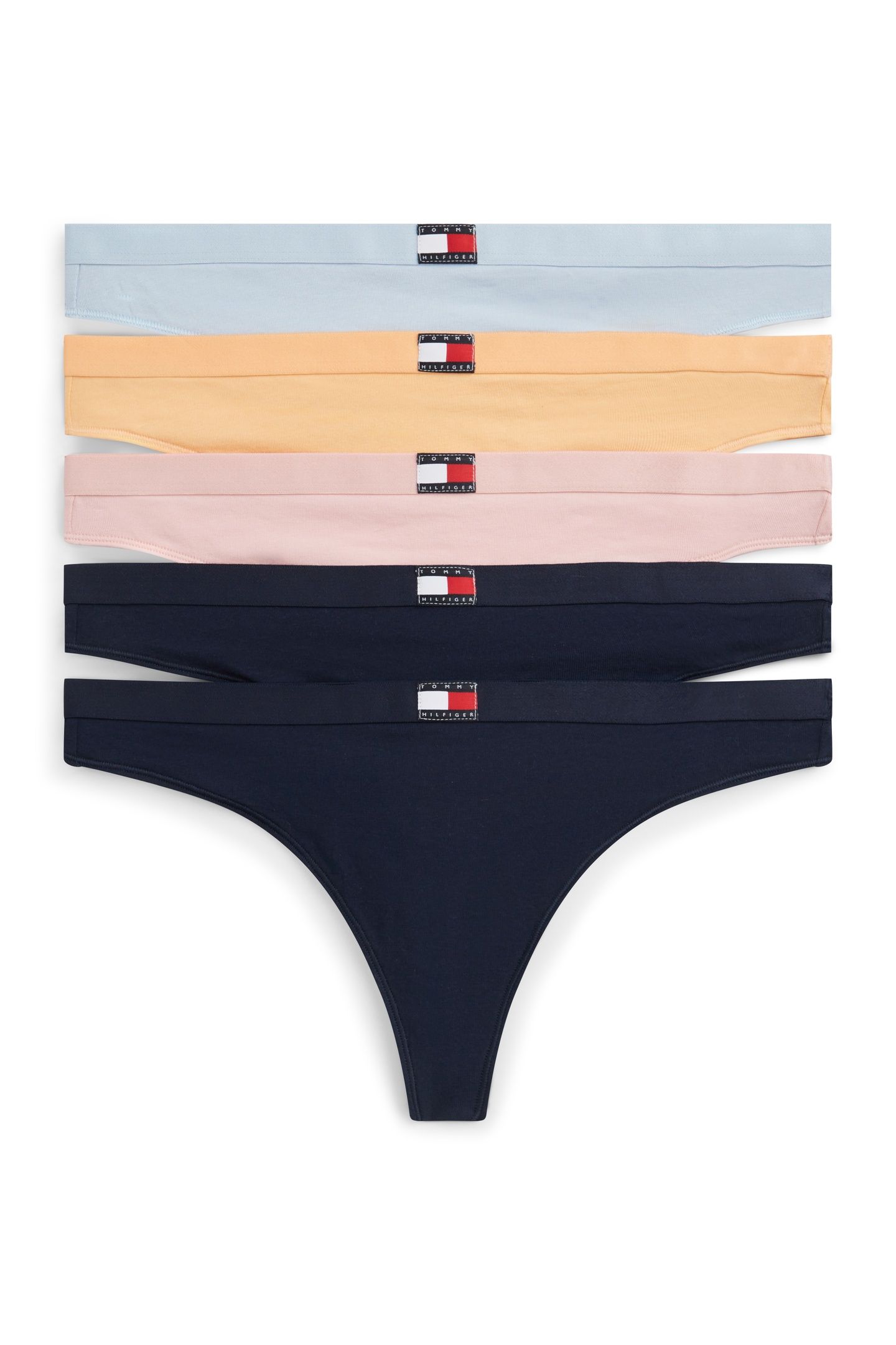 5 PACK THONG BLUE/ORANGE/NAVY/NAVY/ROSE 1