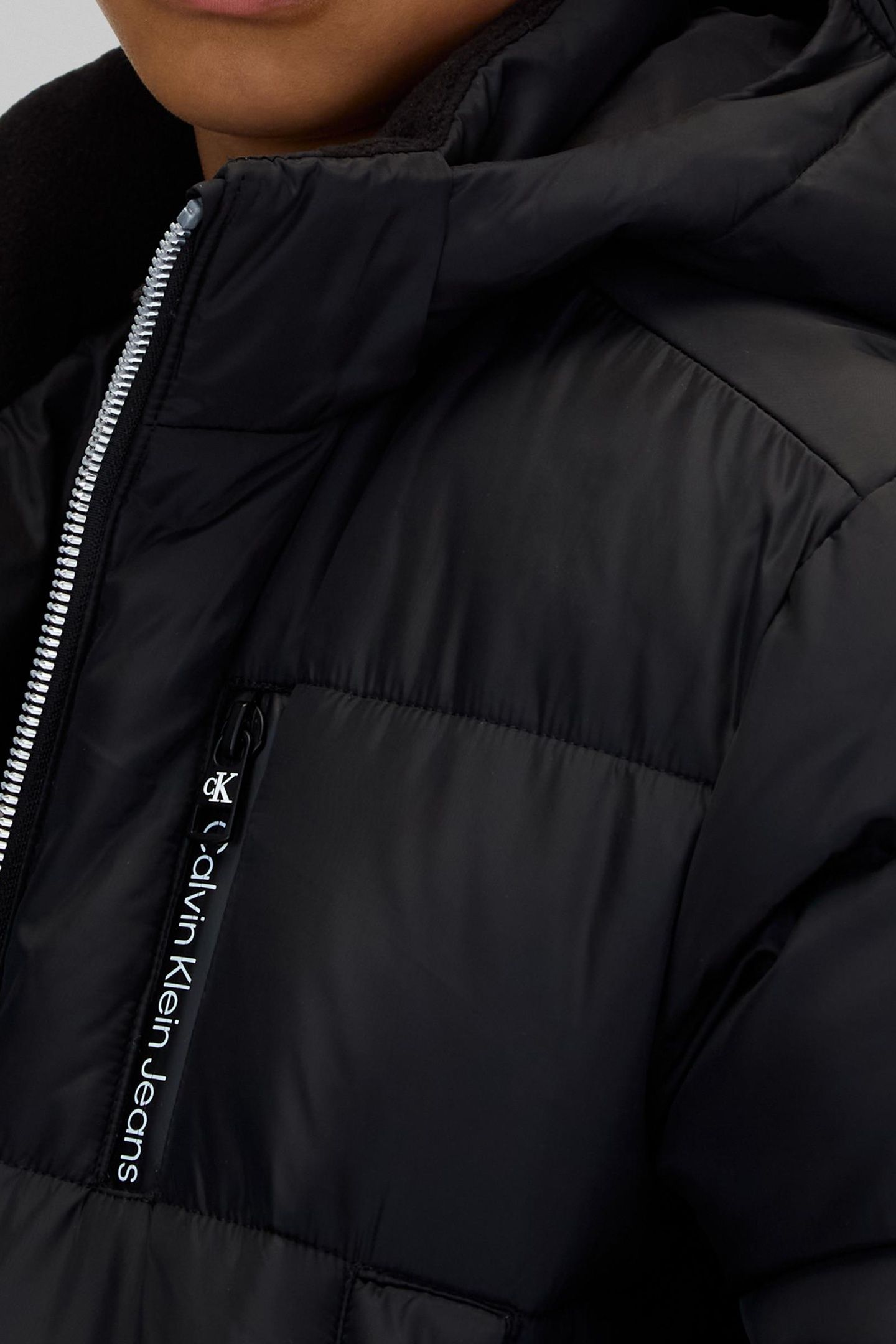 BOYS ESSENTIAL PARKA PUFFER BLACK 6