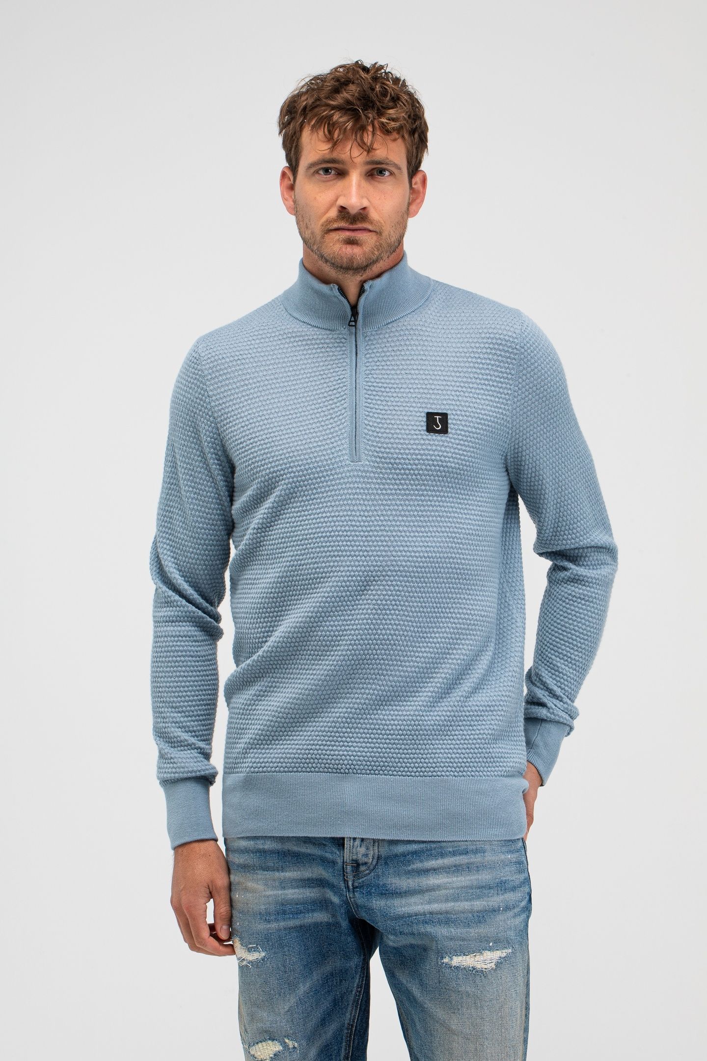 STRUCTURE HALFZIP HORIZON BLUE 1