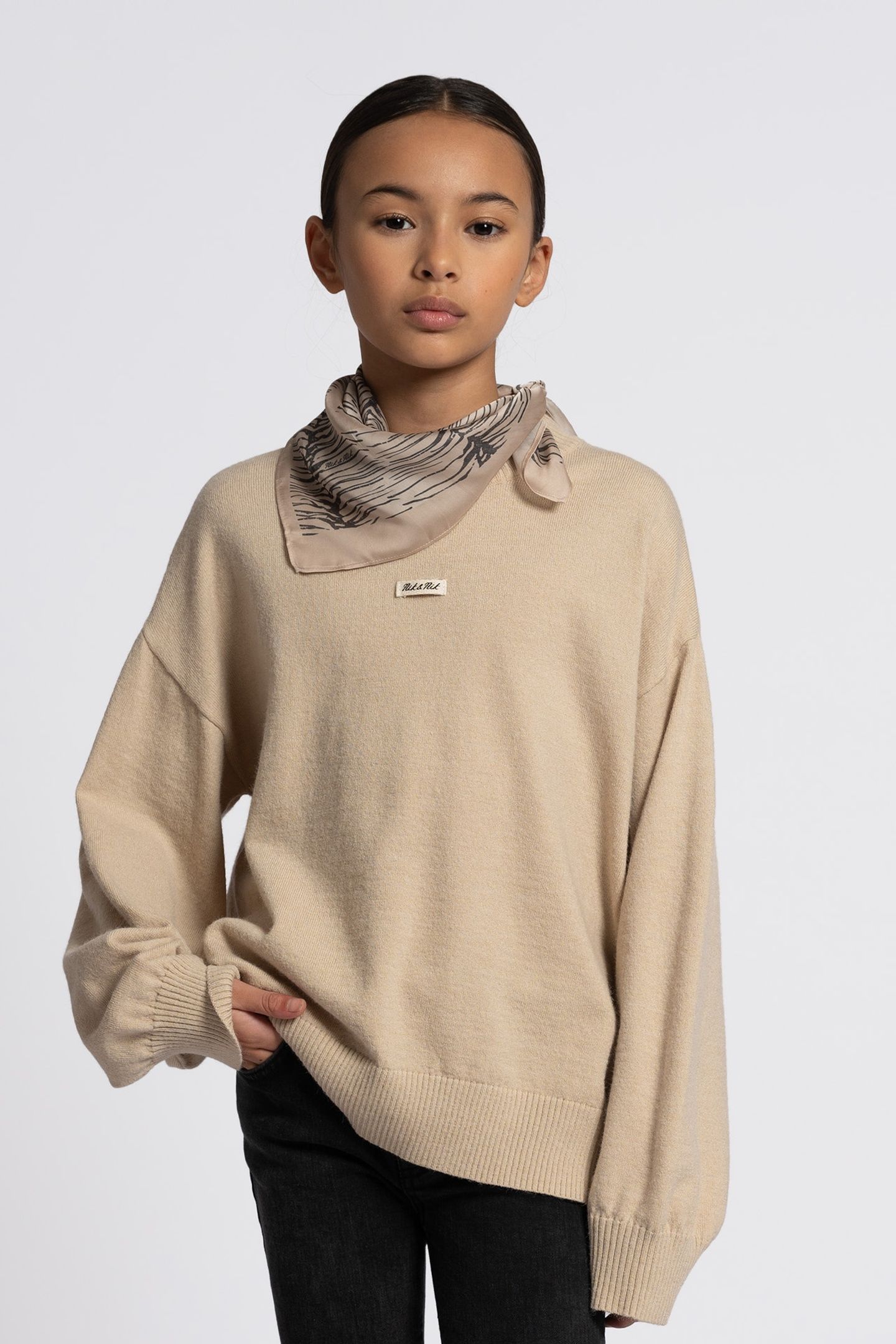 LIS PULLOVER OAK SAND 1