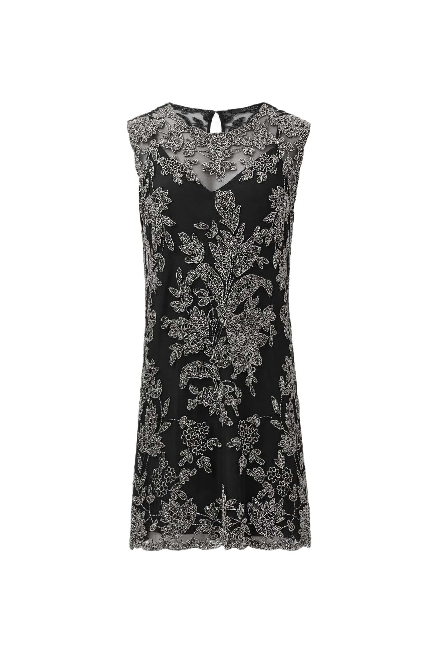 INAYA EMB DRESS BLACK 5