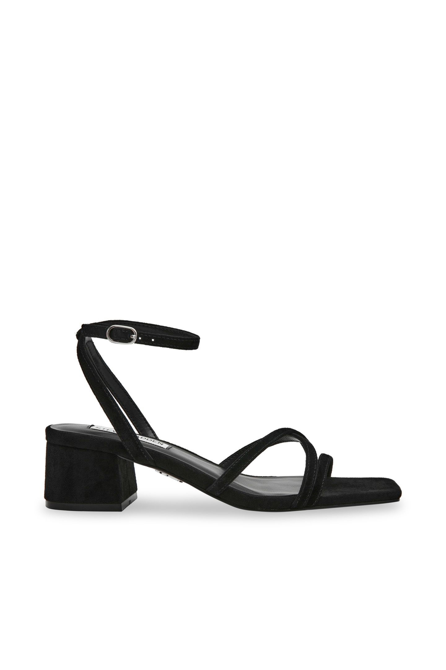 GLEAMS SANDALS BLACK SUEDE 1