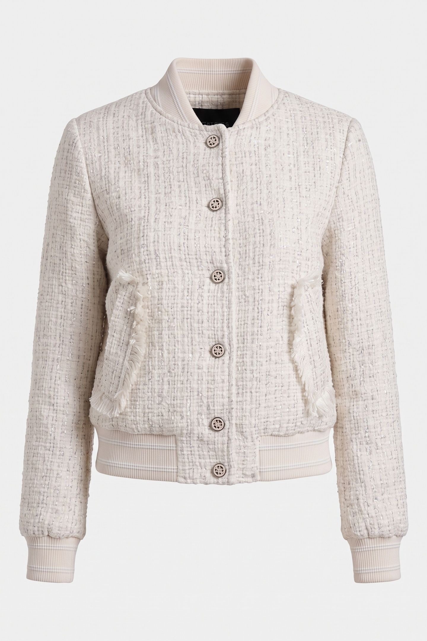 GUESS ECO NEW GLORIA TWEED BOM CREAM WHITE MULTI 3