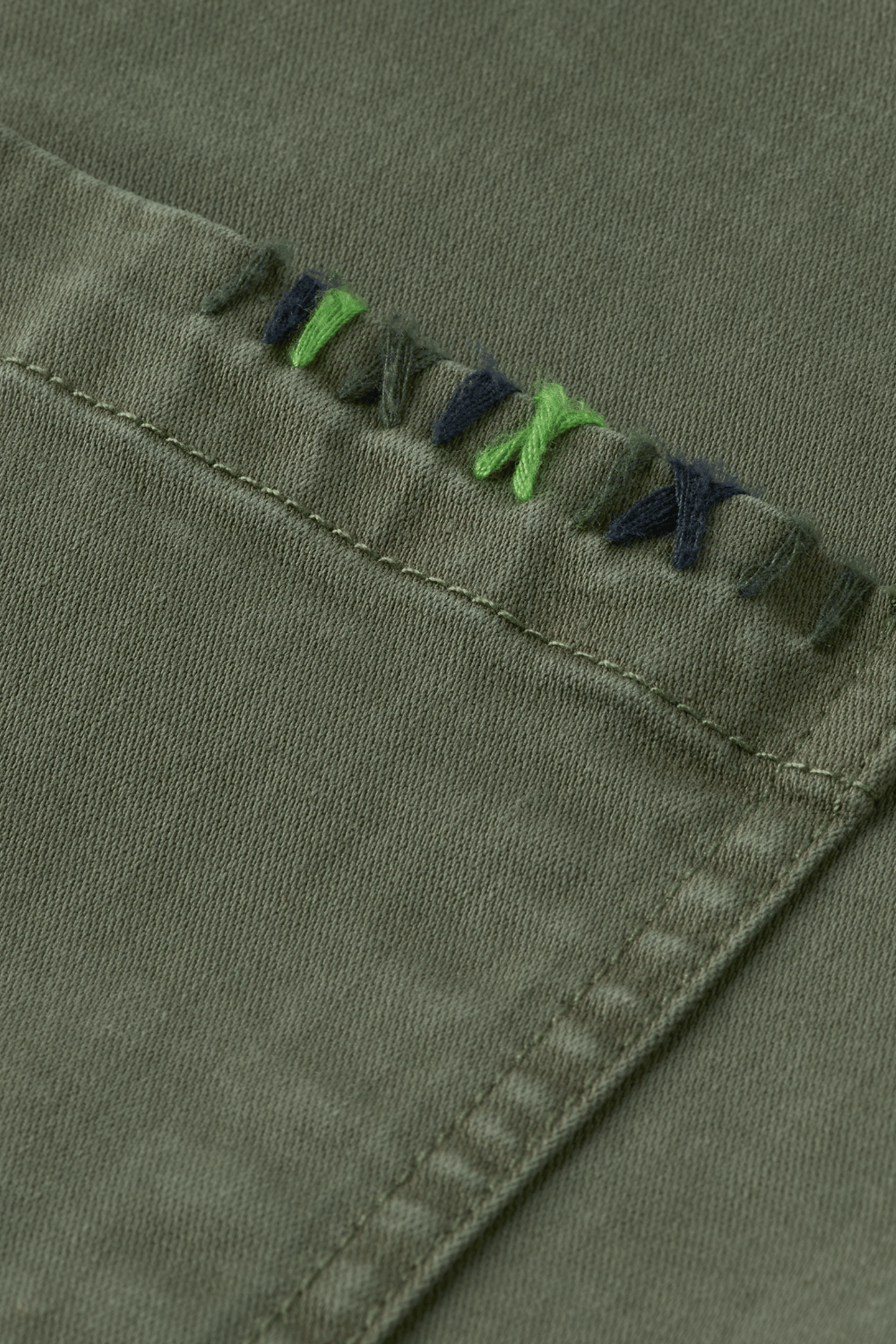 COTTON-BLEND GARMENT-DYED BOXY FIT BLAZER JACKET THYME 5