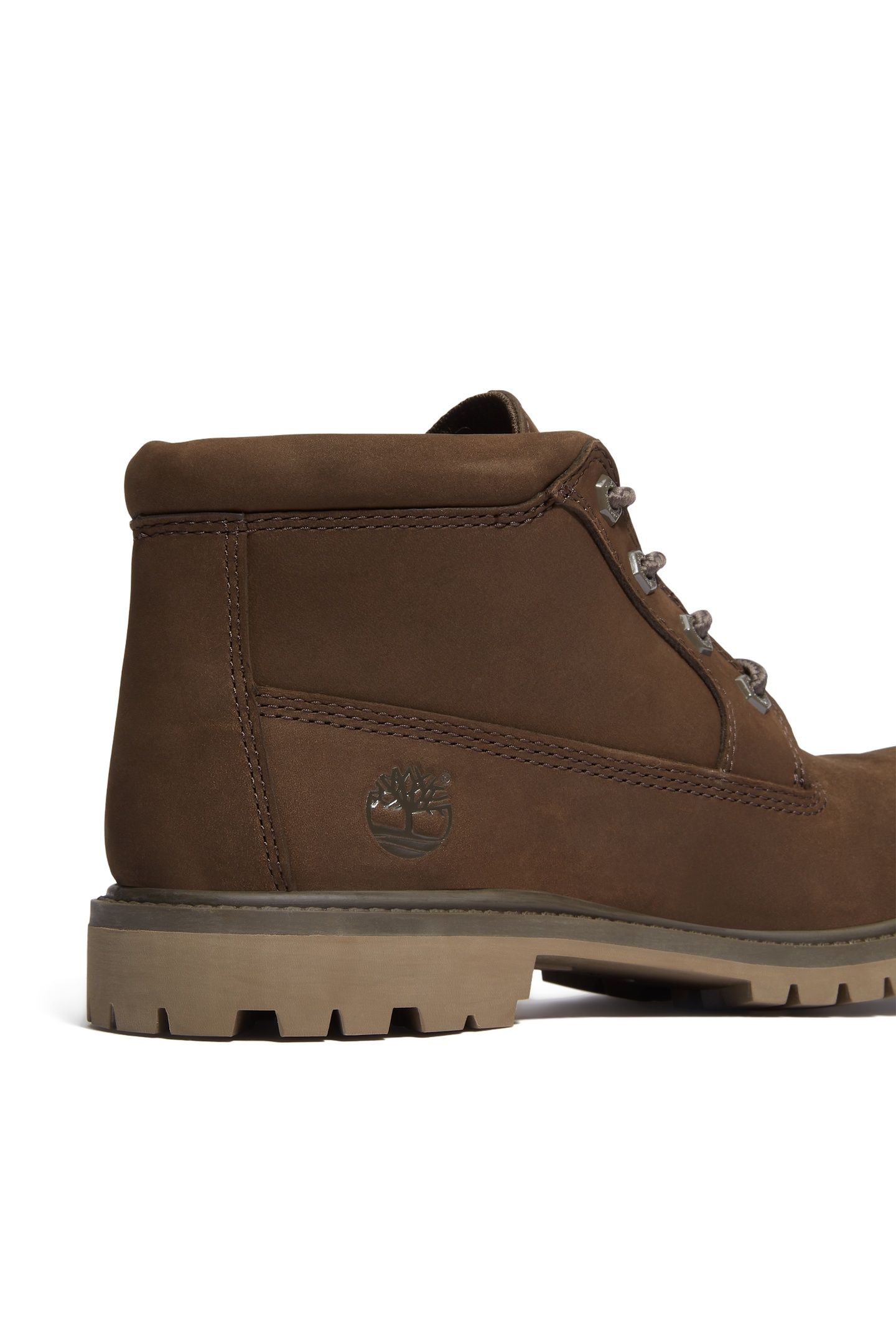 NELLIE MID LACE UP CHUKKA BOOT DARK BROWN NUBUCK 6