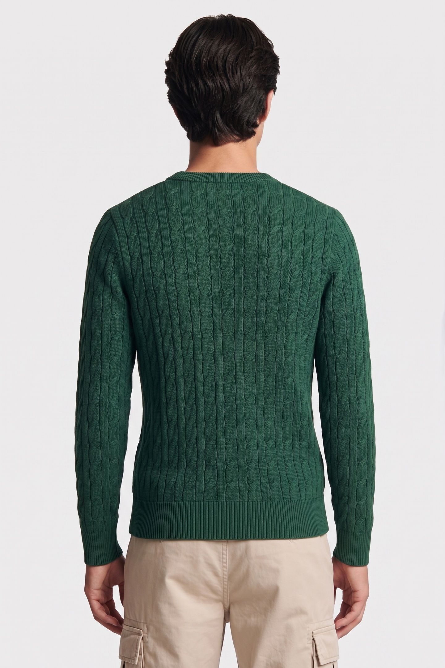 CLASSIC COTTON CABLE ORNAMENTAL GREEN 2