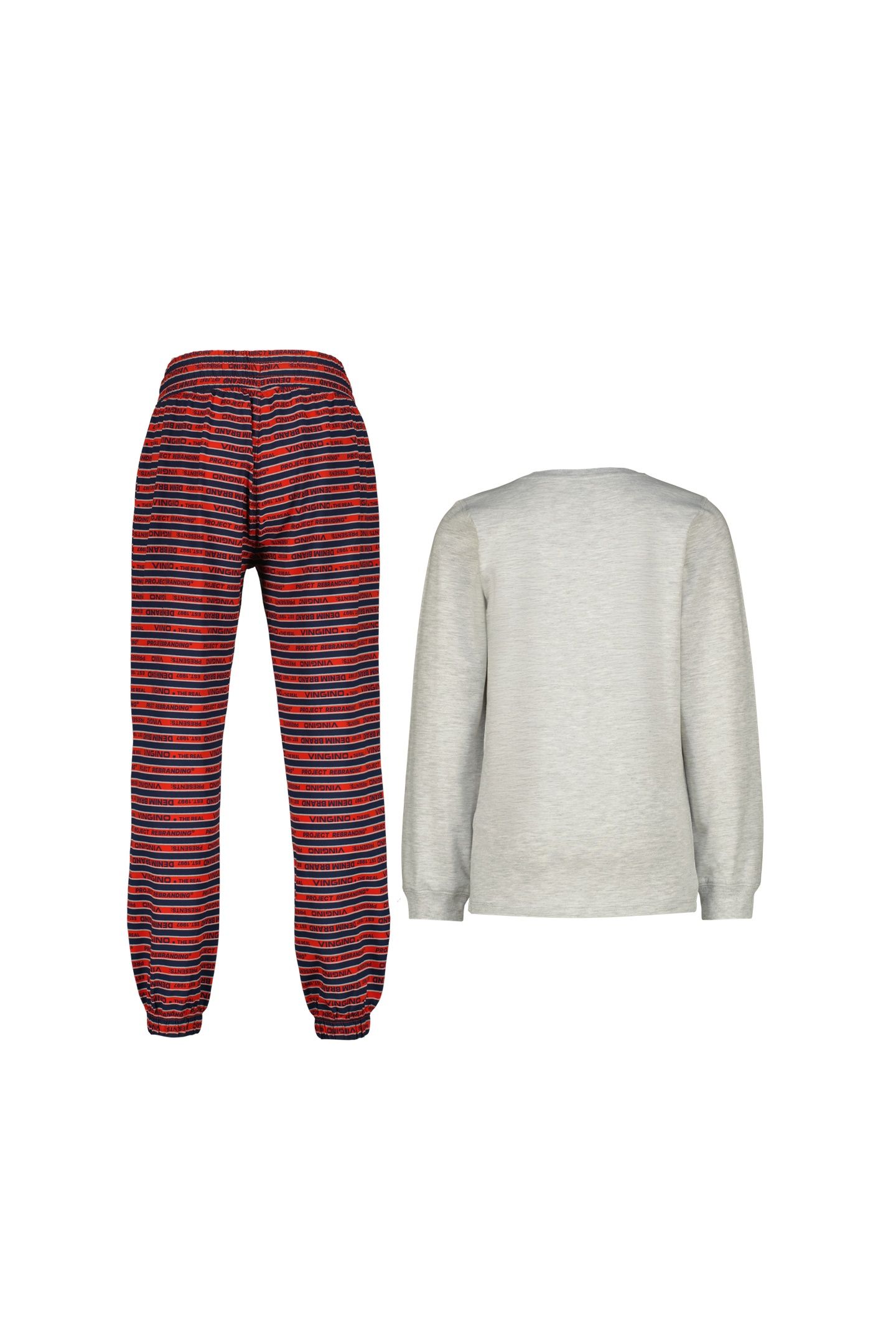 BOYS WINO PYJAMA GREY MELEE 2