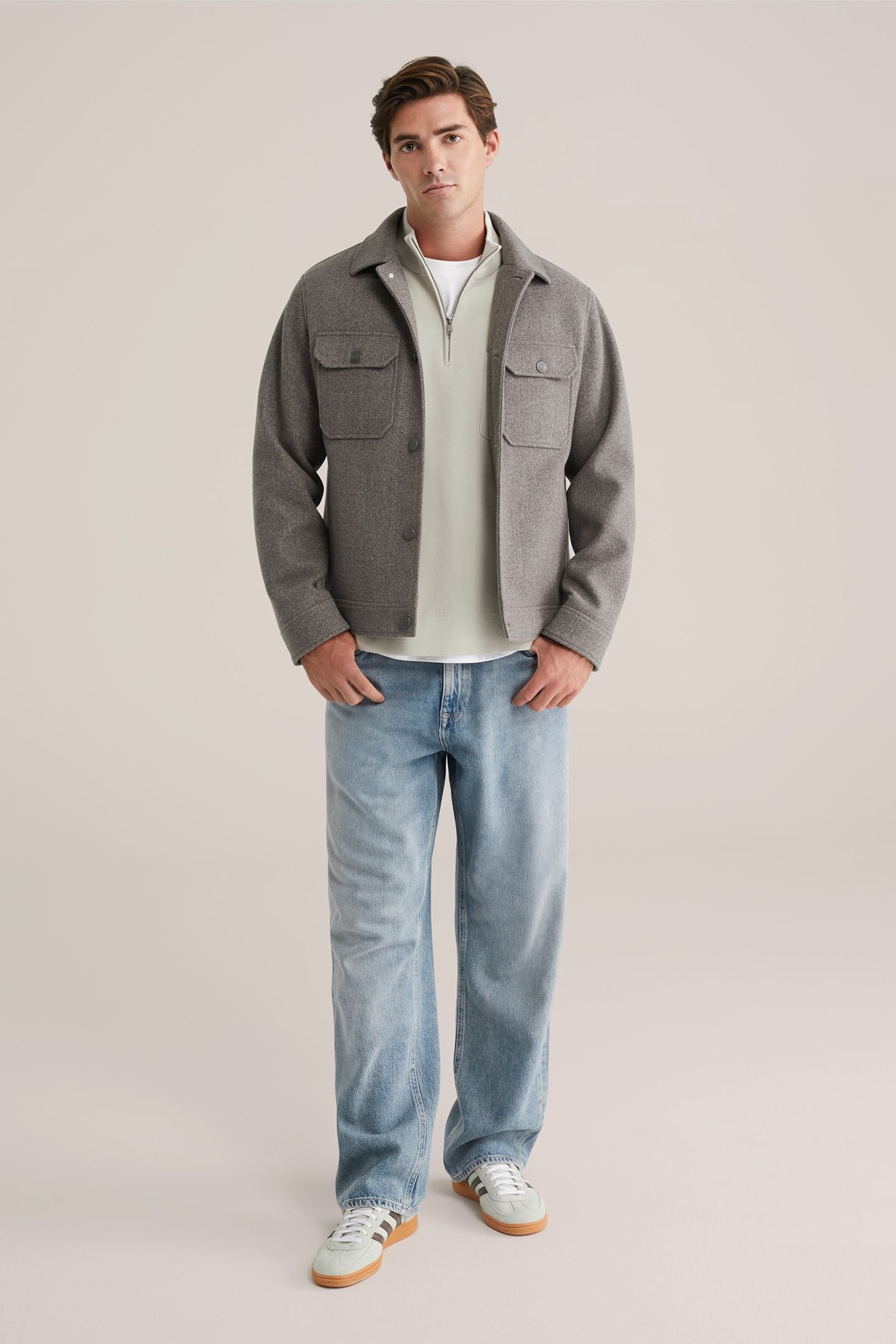 JACKET NORMAL LENGTH GREY 2