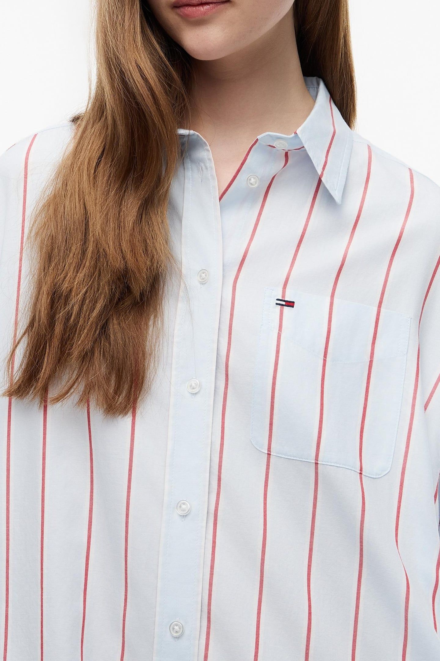 OVERSIZED SHIRT DRESS KINGLY BLUE/MULTI STRIPE 4