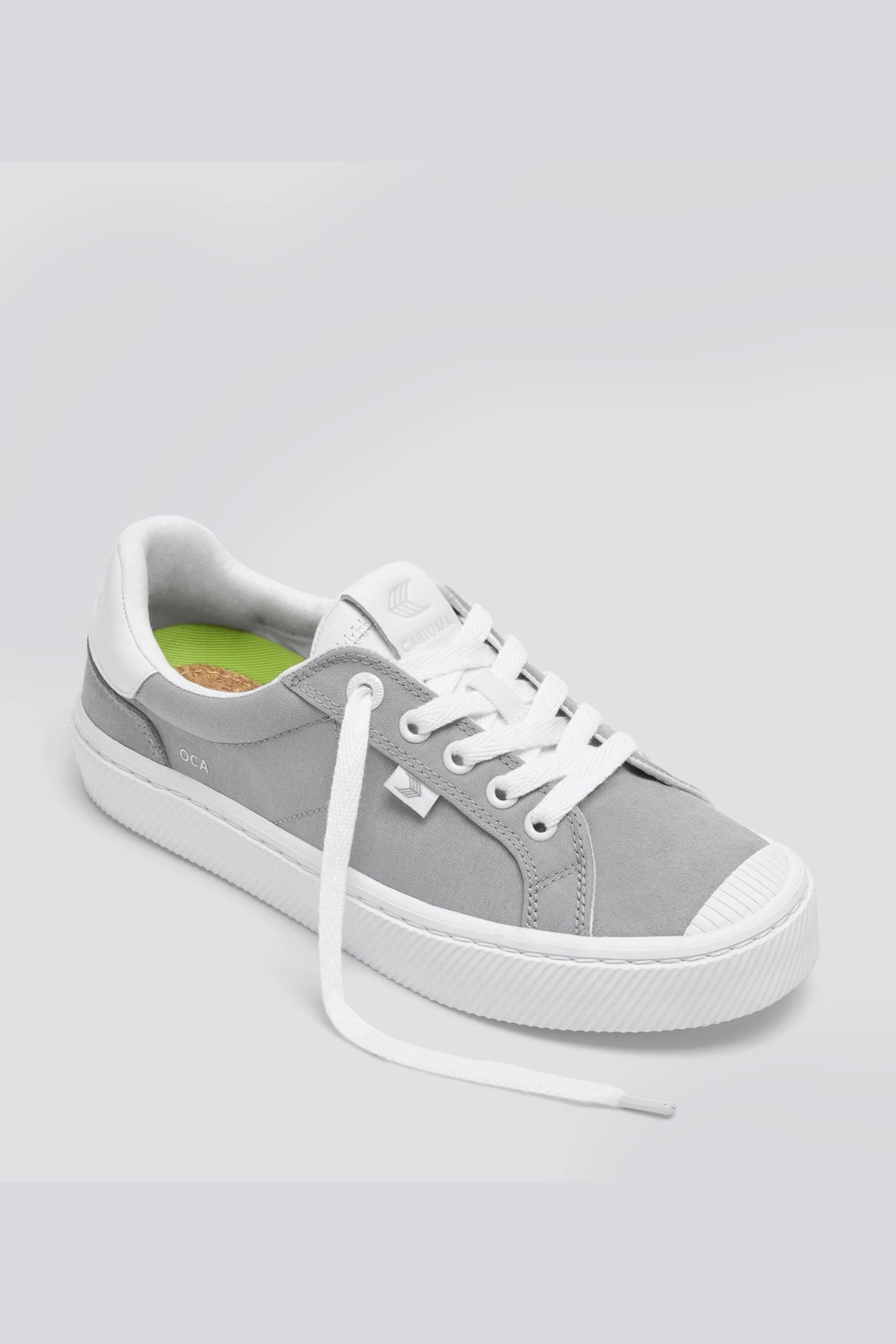 OCA NYLON AND SUEDE LIGHT GREY 2