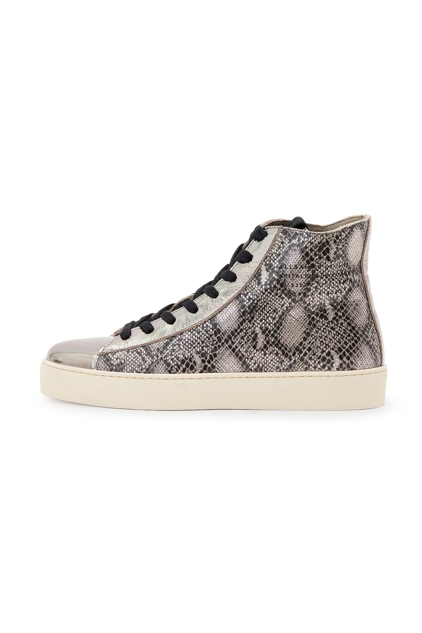 TANA MET HIGH TOP SILVER/BLACK 1