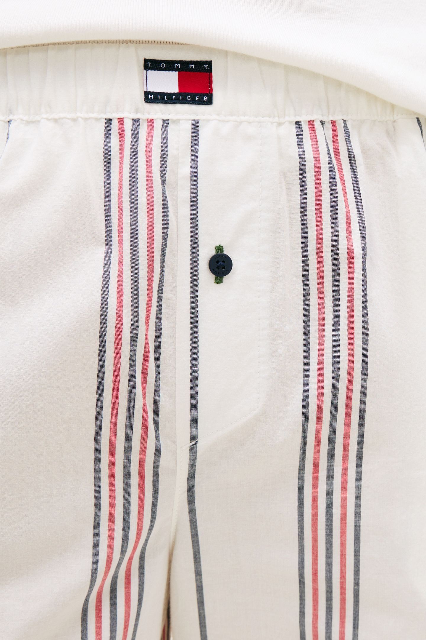 POPLIN STRIPE PANTS BEACH HOUSE STRIPE NAVY 5