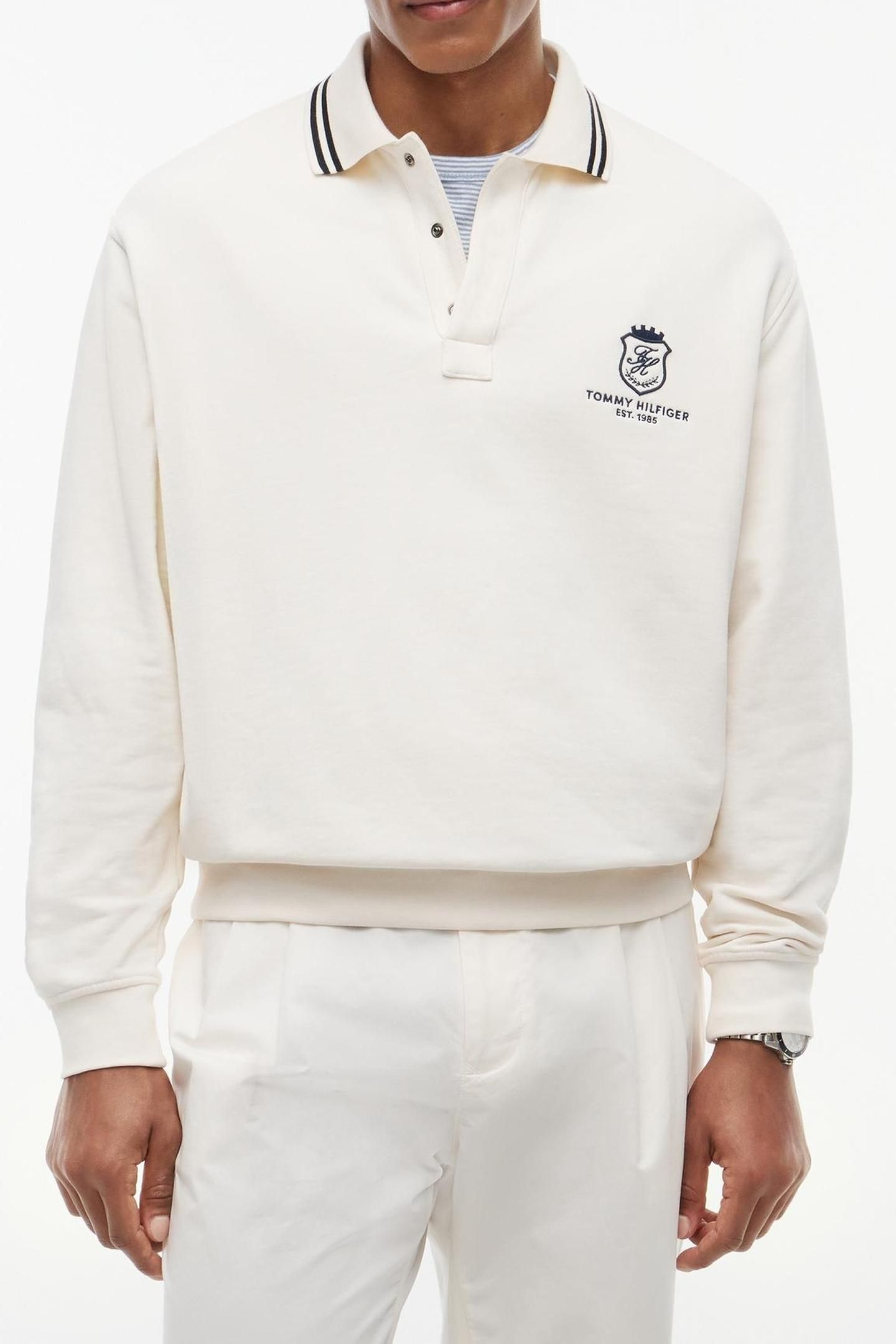 COUNTRY CLUB RUGBY SHIRT IVORY PETAL 1