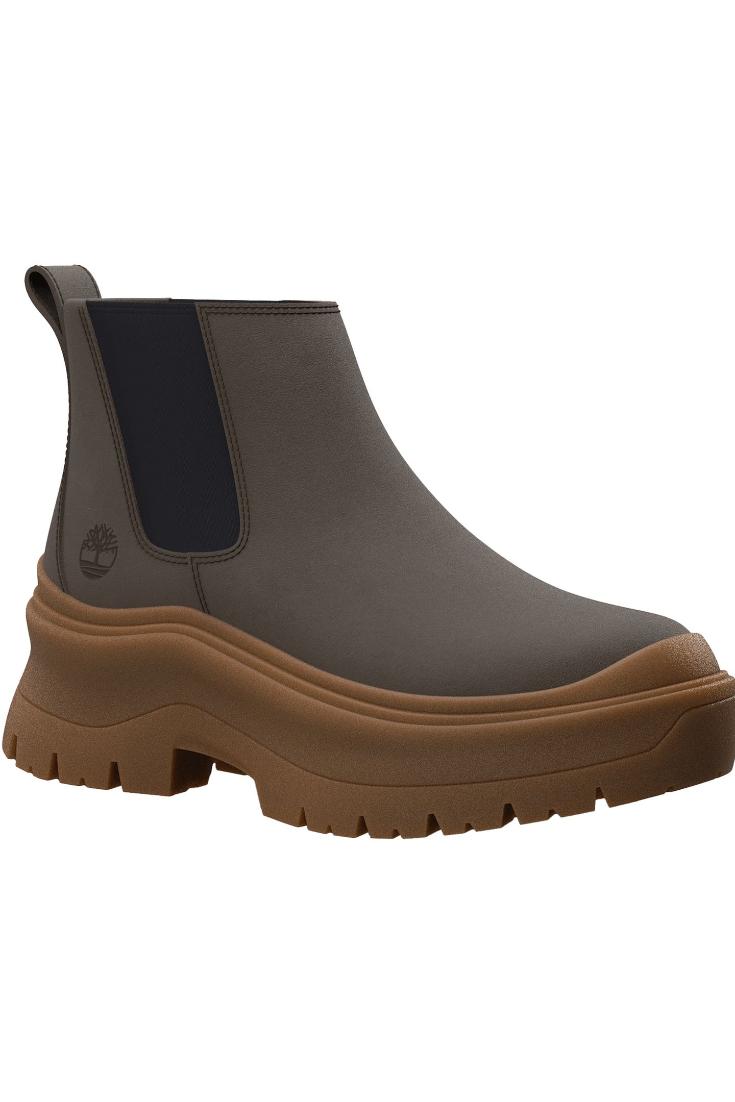 ROXIE LANE MID CHELSEA BOOT DARK BROWN NUBUCK 5
