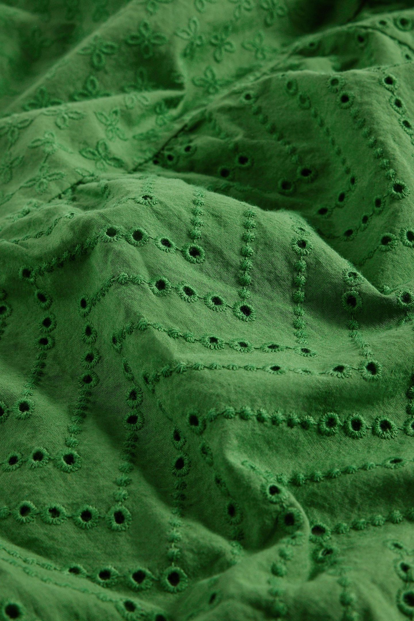 MARISSA BRODERIE MAXI SKIRT BRIGHT GREEN 6