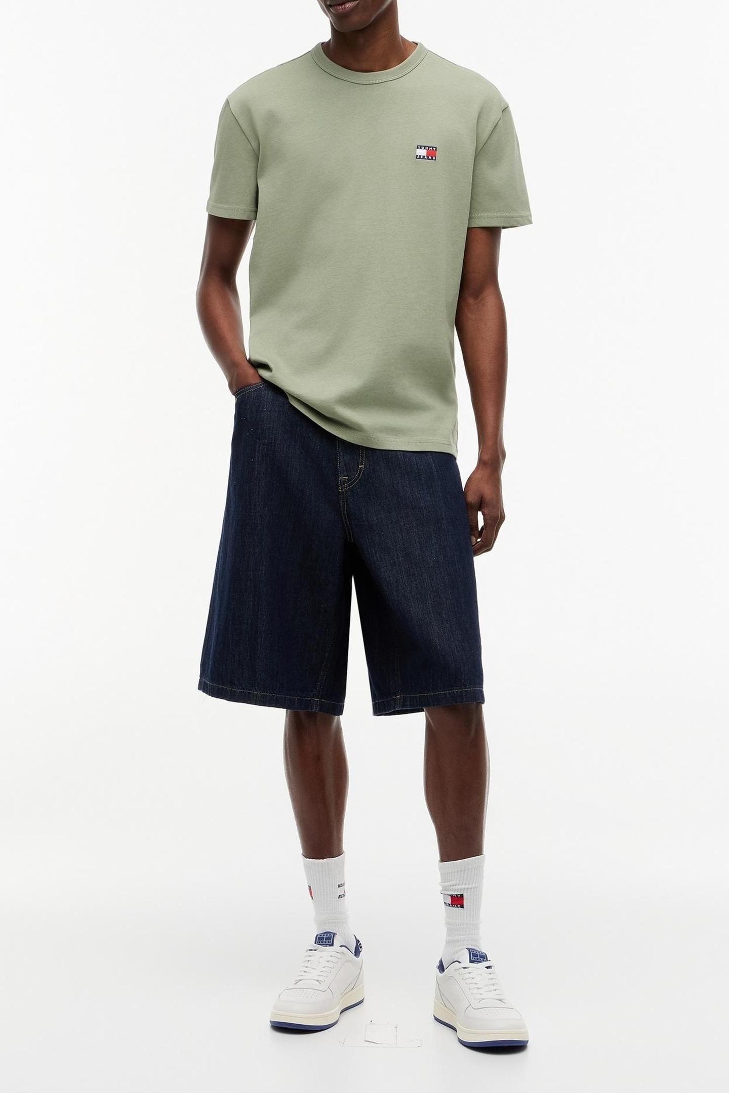 REGULAR BADGE TEE EX SPRING OLIVE 3