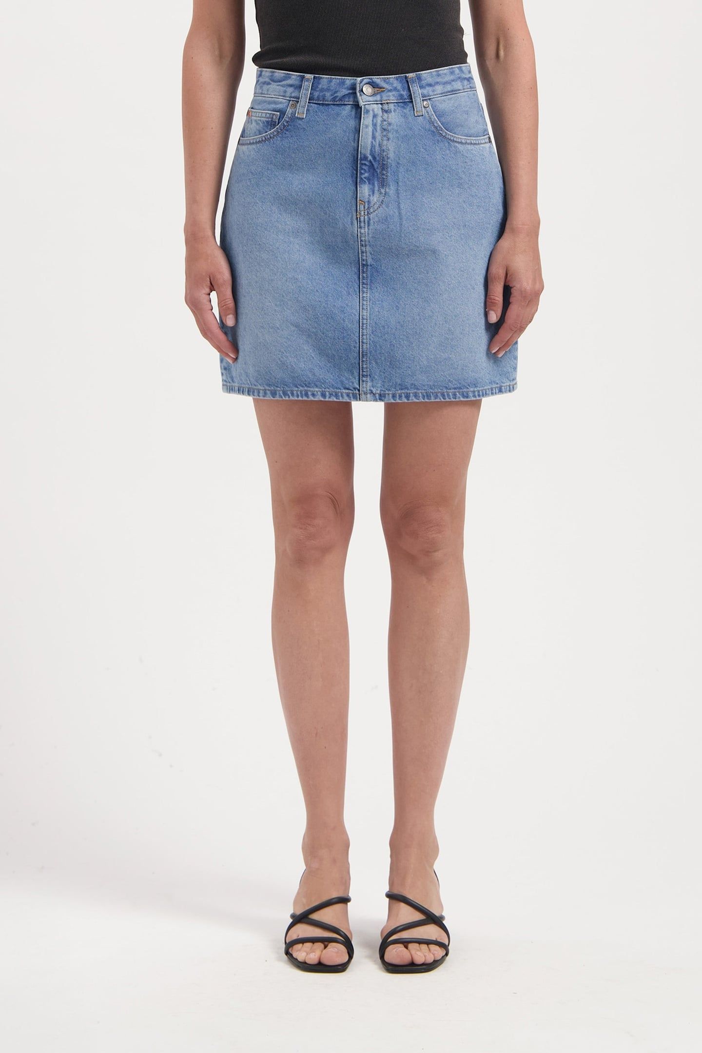 AUDRY MINI SKIRT LIGHT STONE VINTAGE 2