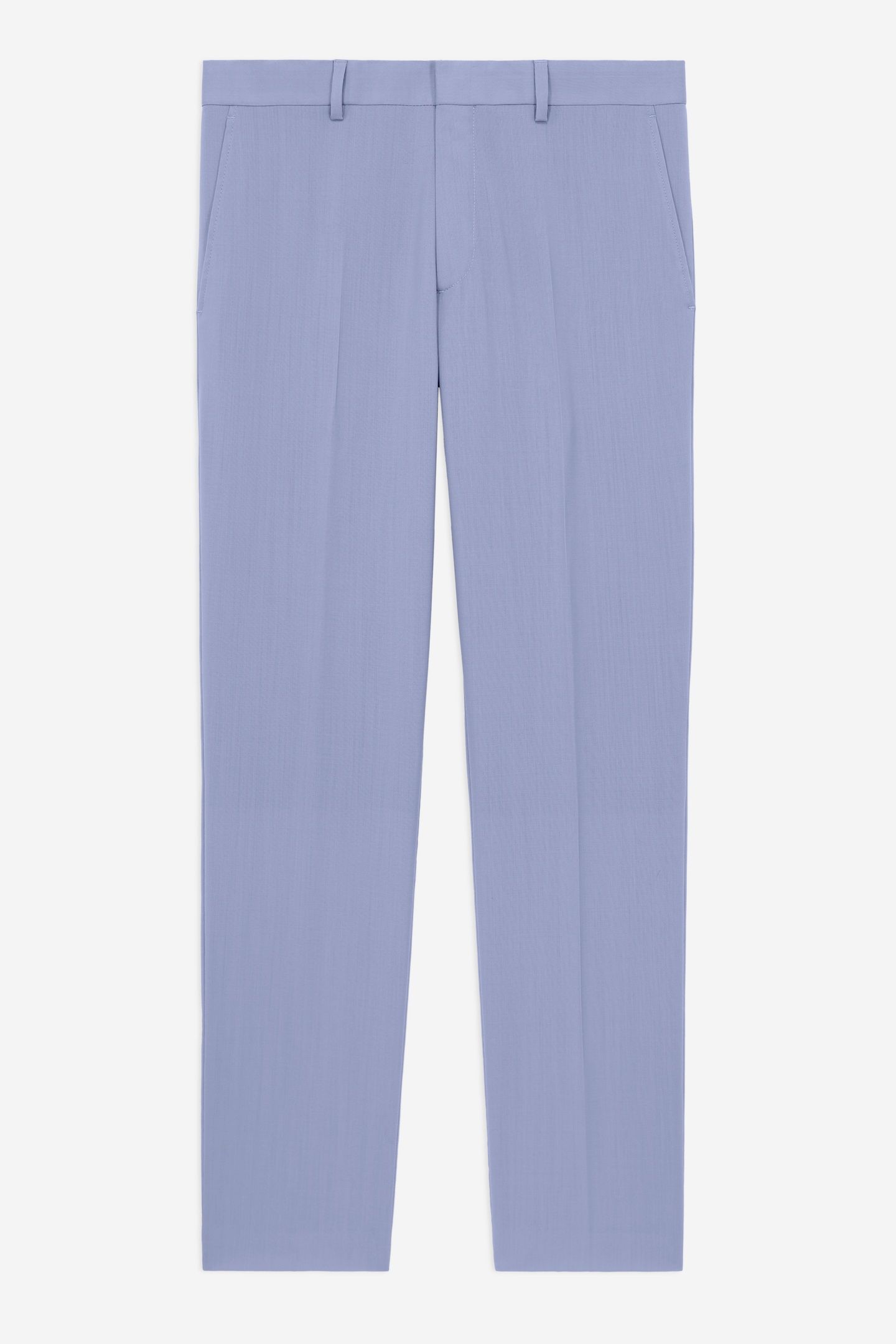 STRAIGHT-LENGTH SUIT TROUSERS LIGHT BLUE 4