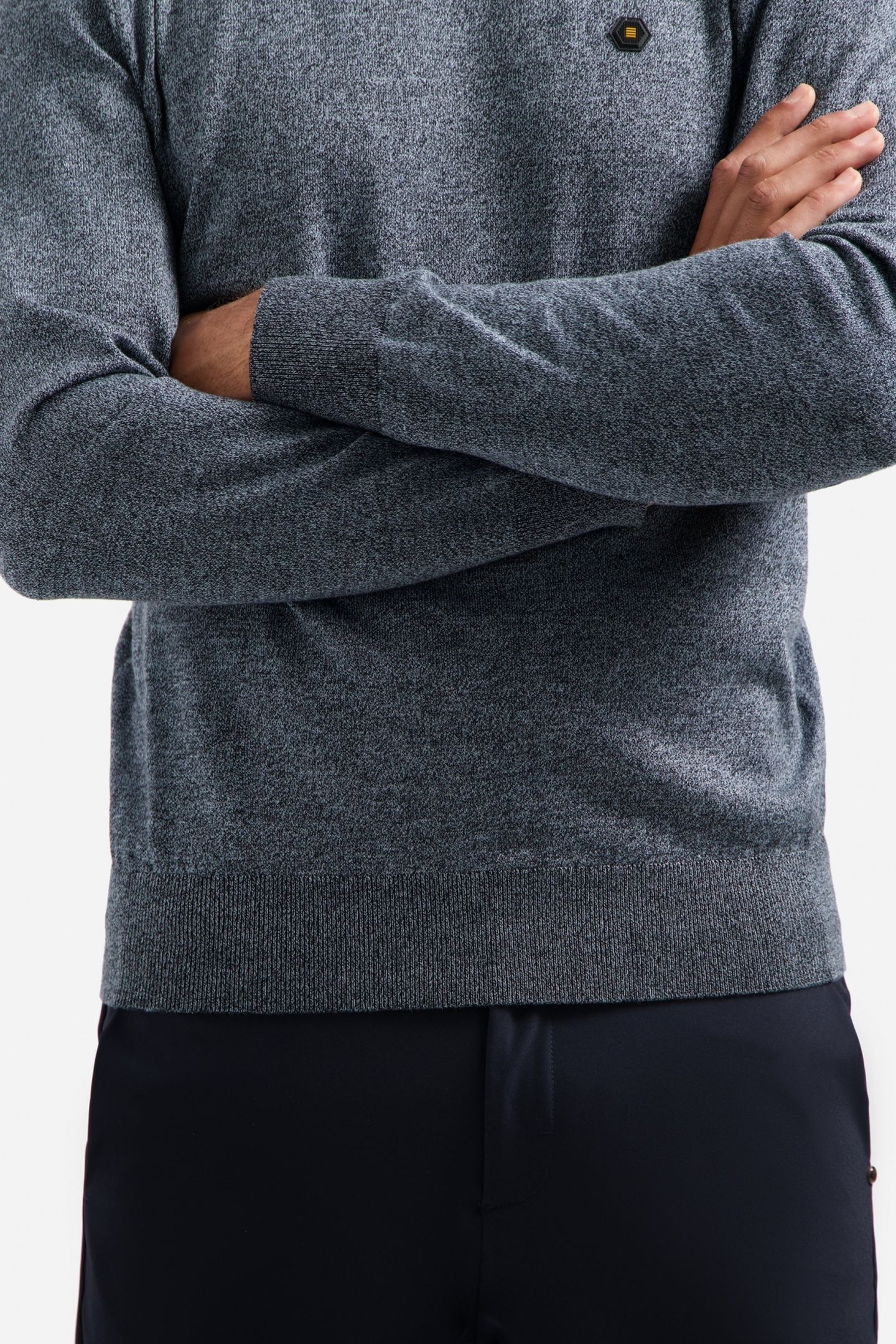 PULLOVER ROLL NECK DUSTY BLUE 7