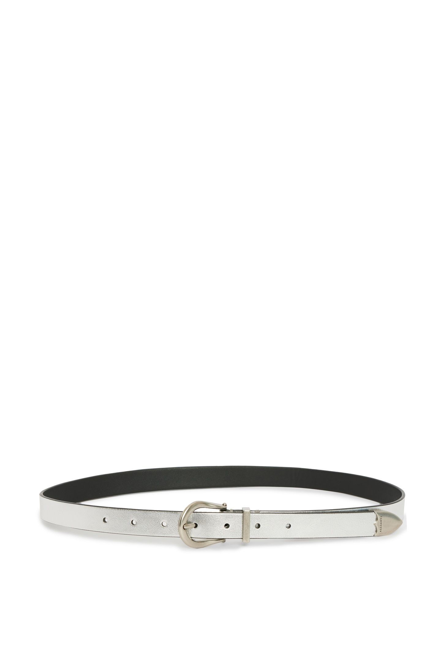 LUNA MET WSTRN BELT SILVER/DULL NICKEL 2