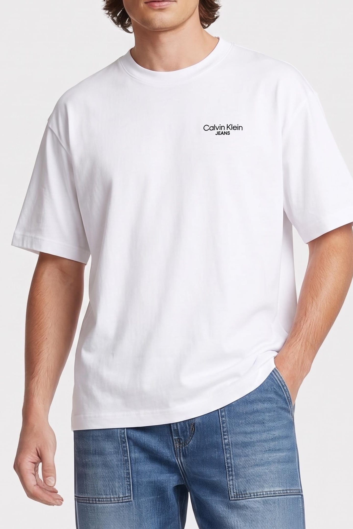 LOGO BACK PRINT T-SHIRT BRILLIANT WHITE 1