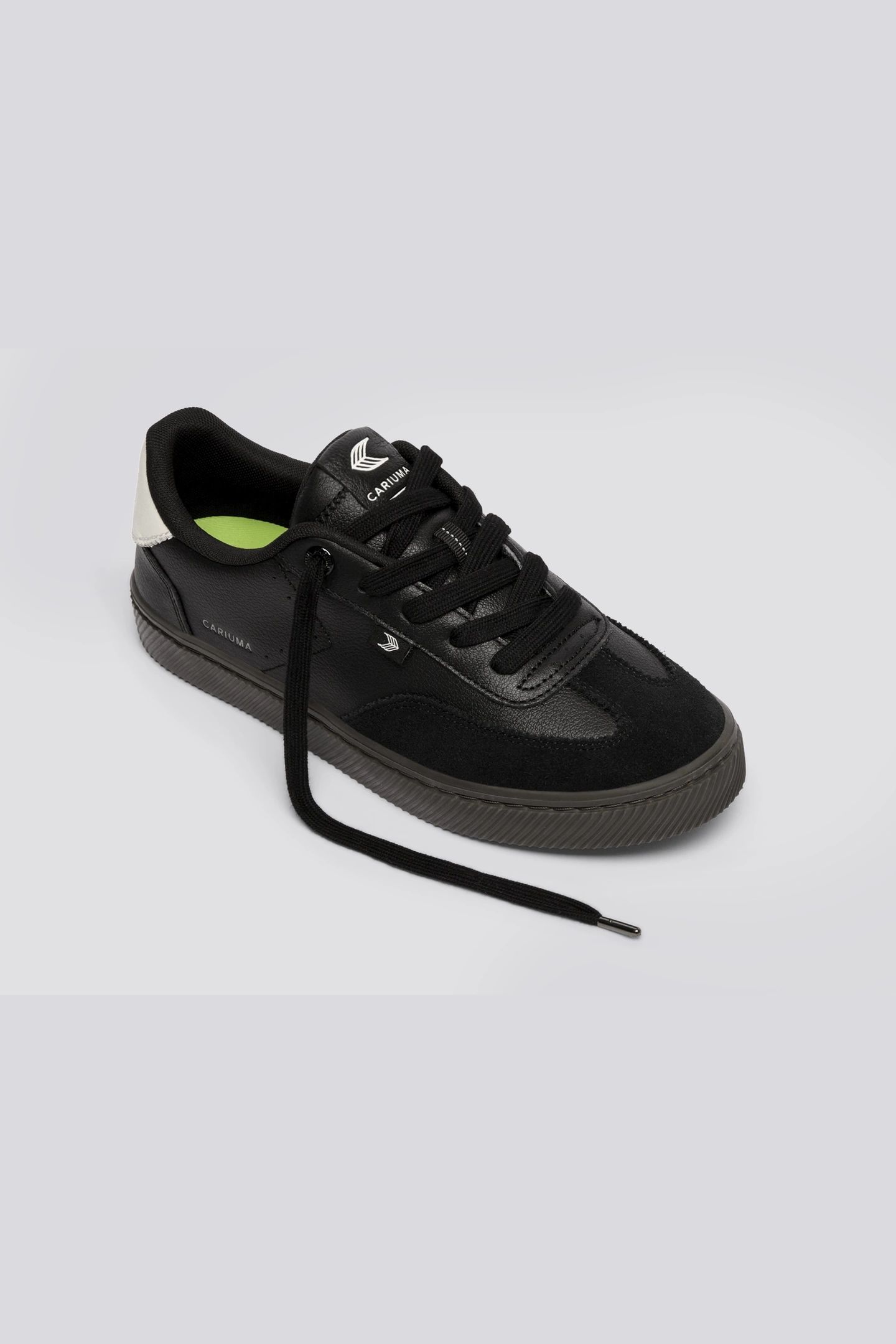TOCA SOFT GRAIN LEATHER TEAK BLACK OFF-WHITE ACCENTS 3