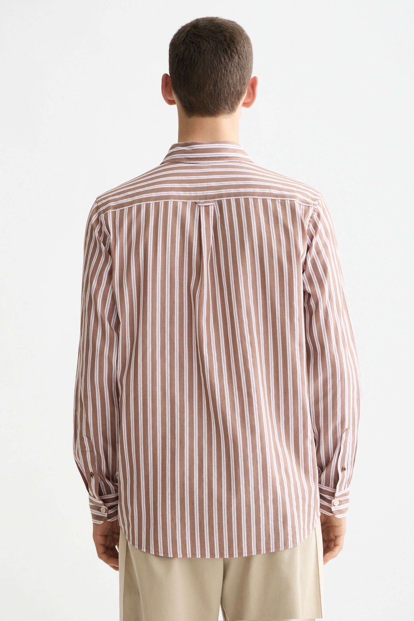YARN-DYED STRIPE SHIRT SOFT SILT STRIPE 3
