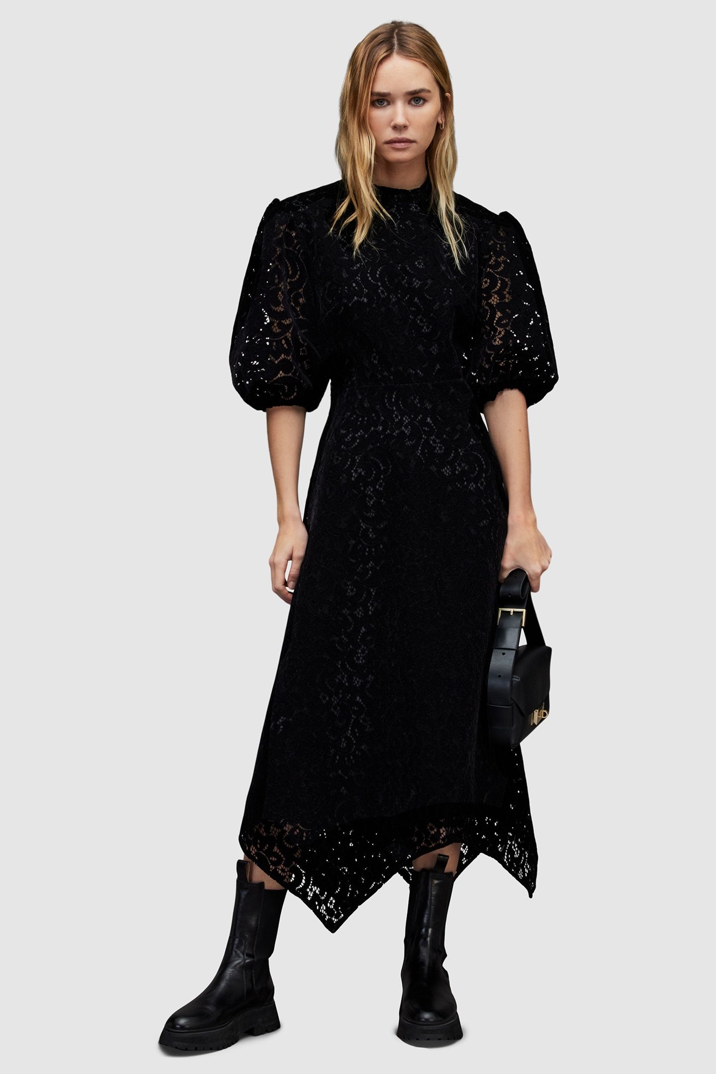 CAMILA LACE DRESS BLACK 2
