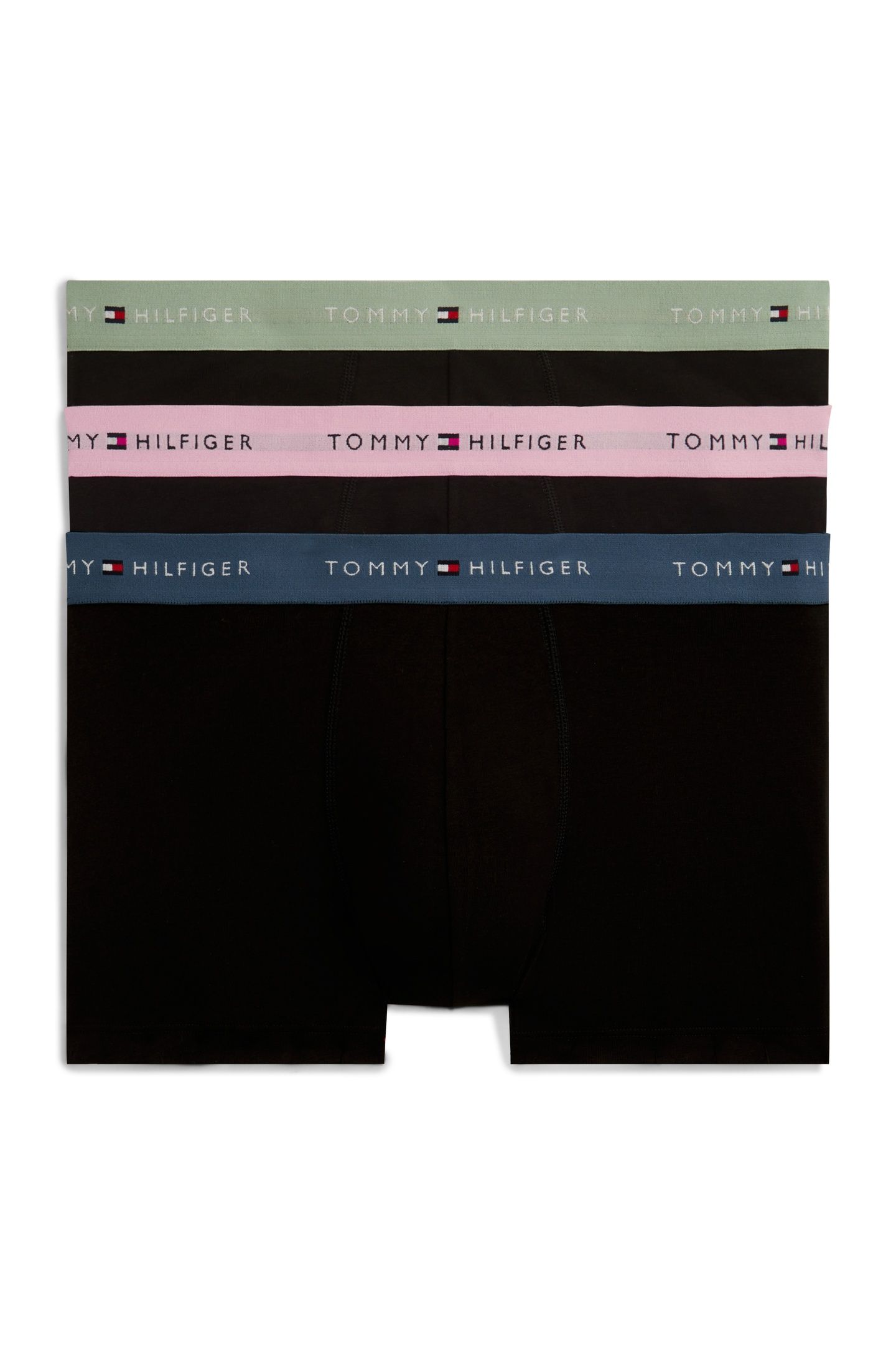3-PACK TRUNK WAISTBAND MNT GRY/CLS PNK/AG SEA 1