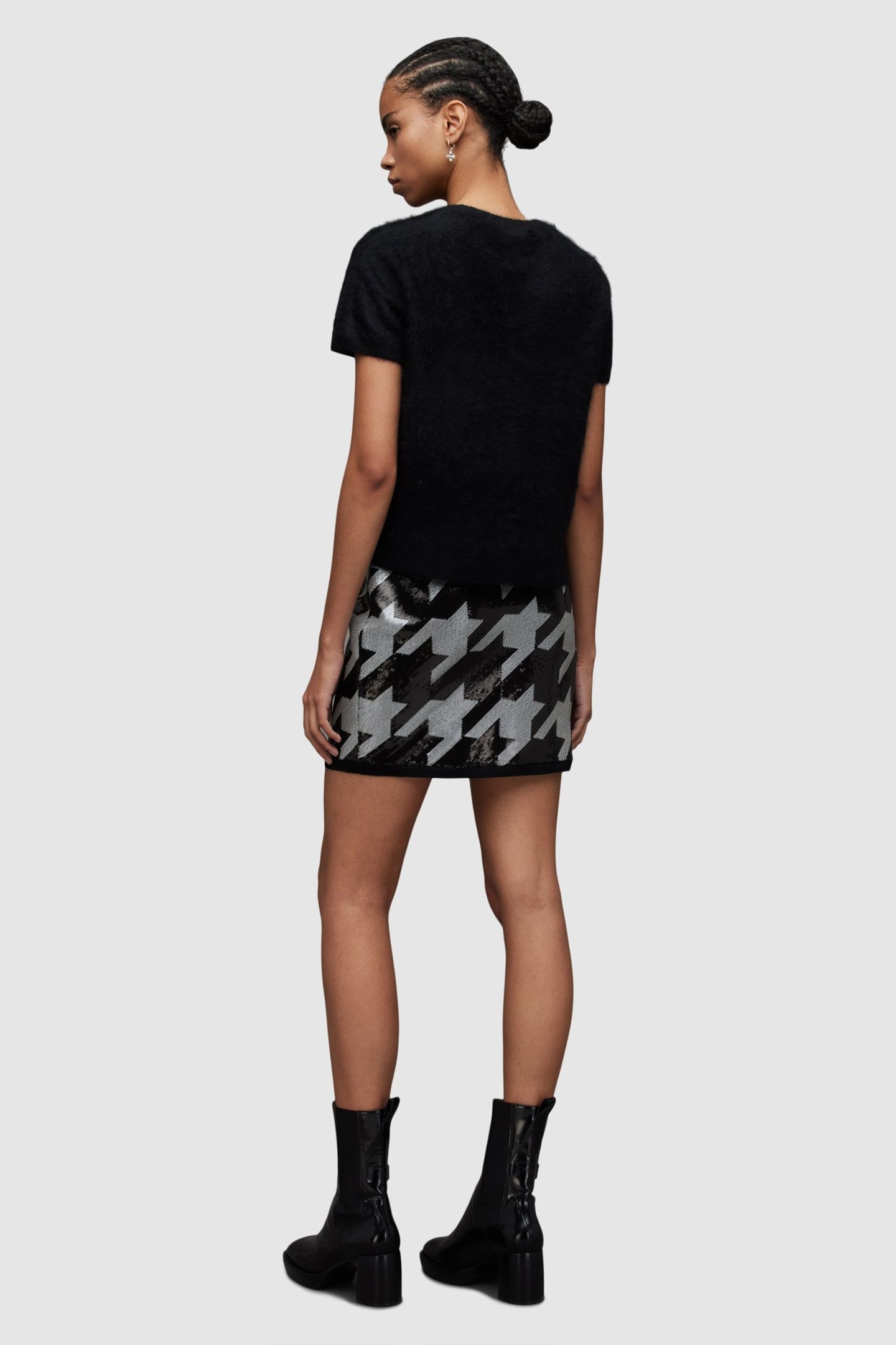 JUELA TONI SKIRT BLACK/WHITE 3
