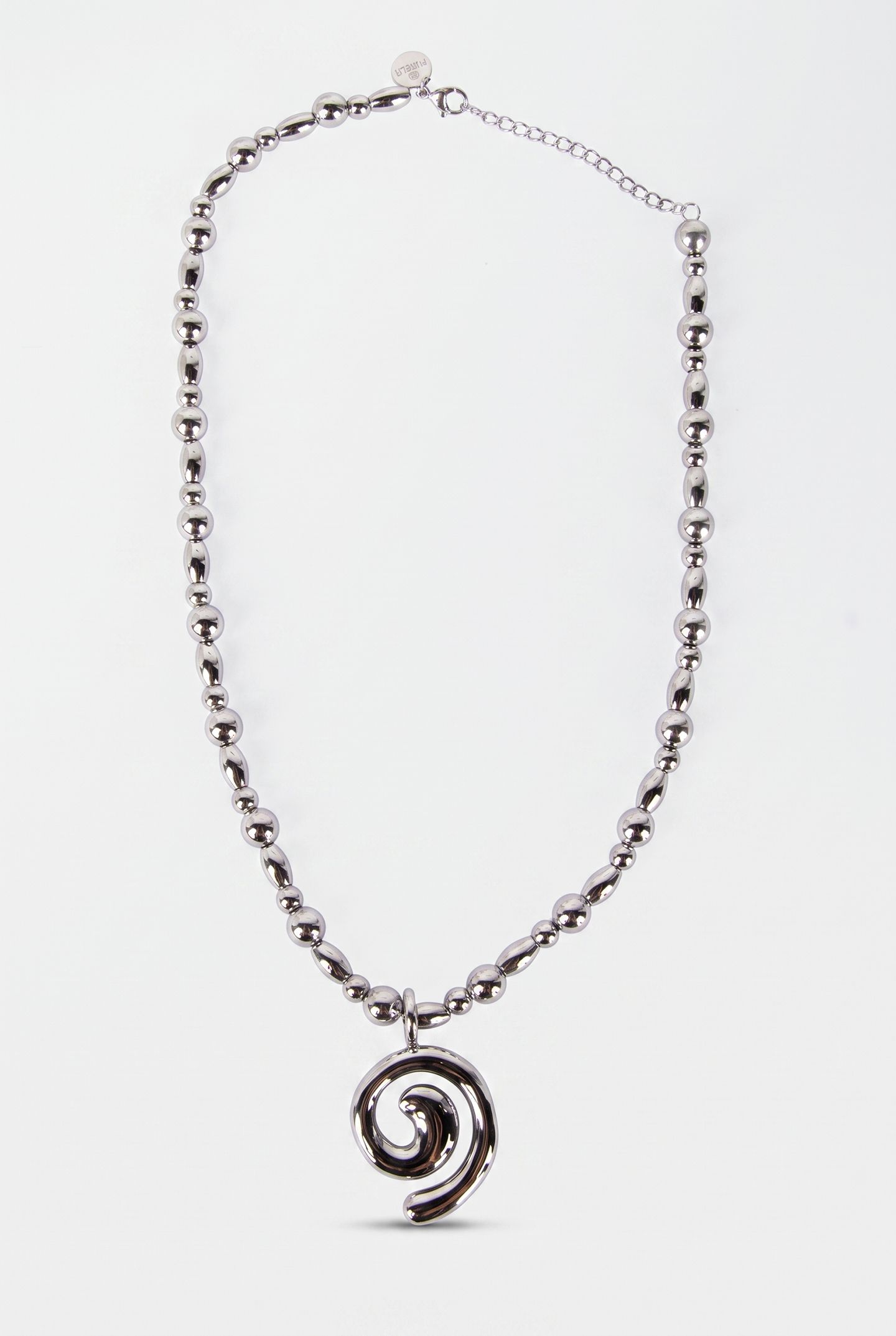 SWIRL KETTE SILVER 3