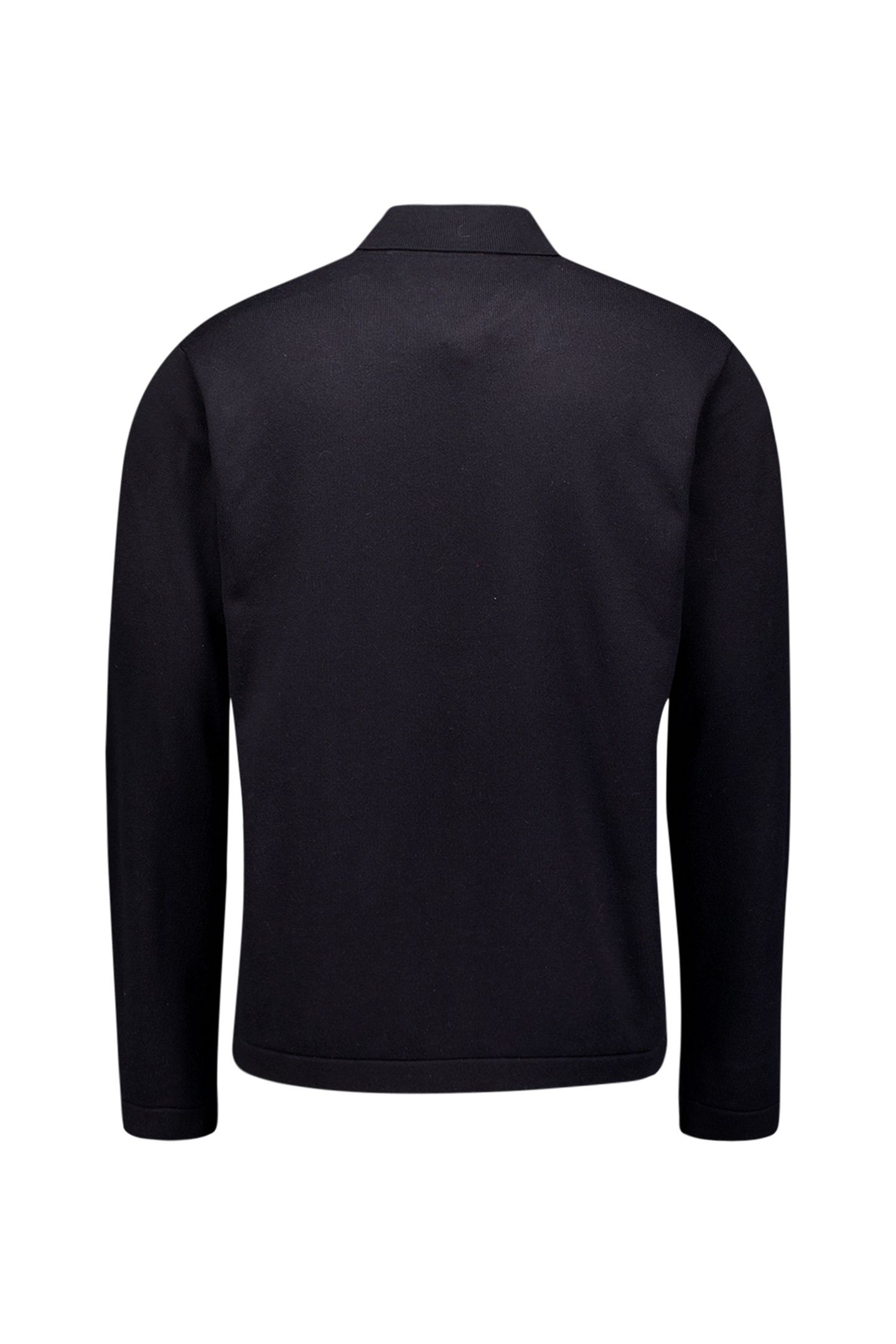 PULLOVER FULL BUTTON POLO BLACK 5