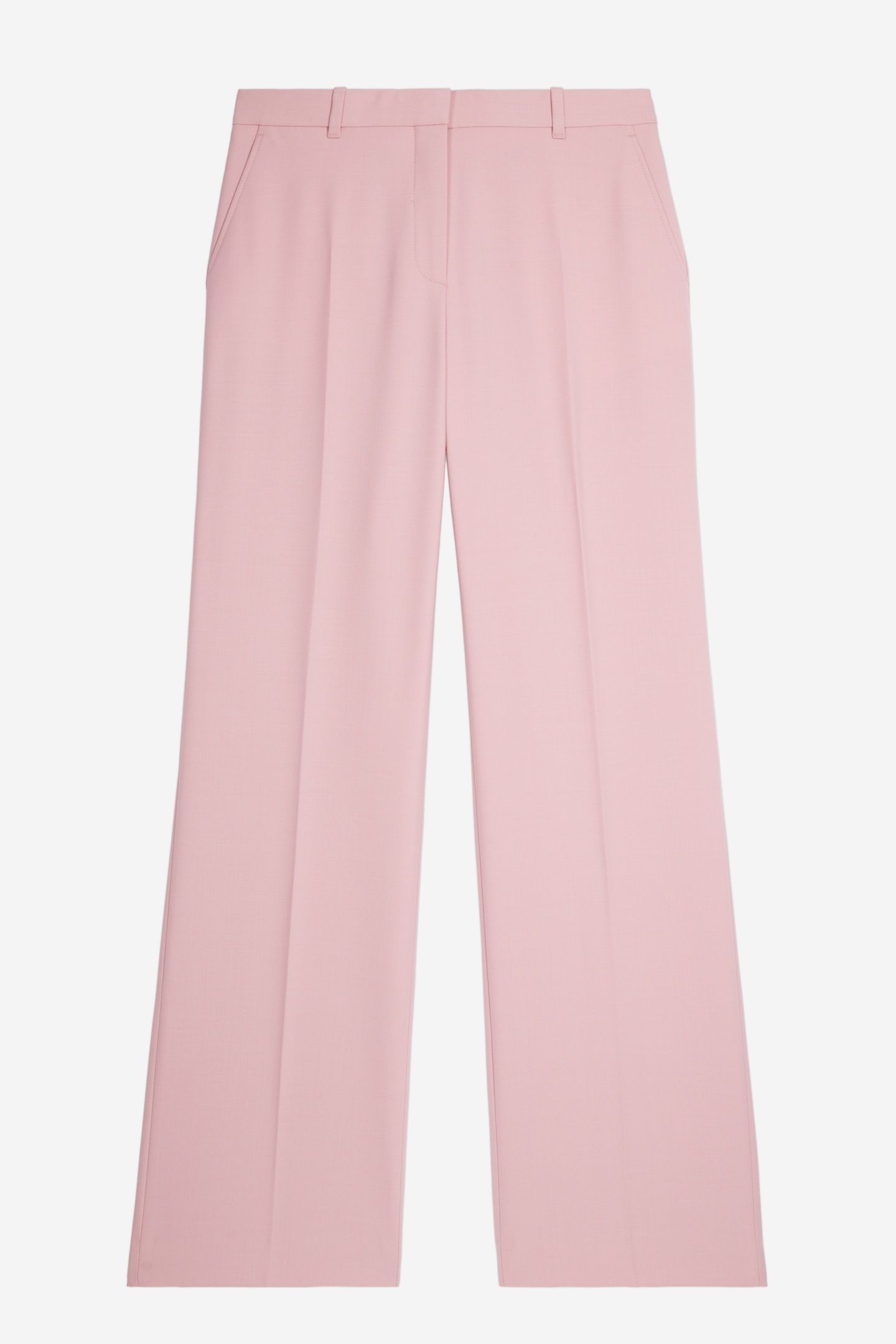 WIDE COSTUME TROUSERS PASTEL PINK 5